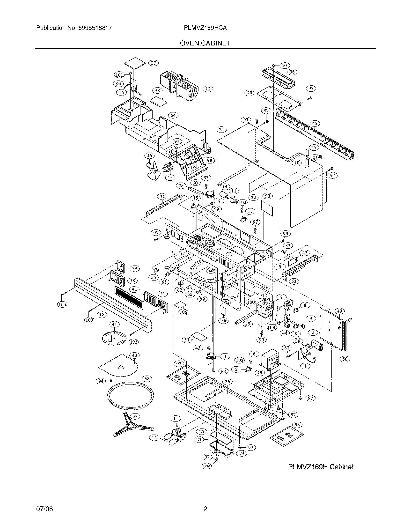 03 - OVEN,CABINET