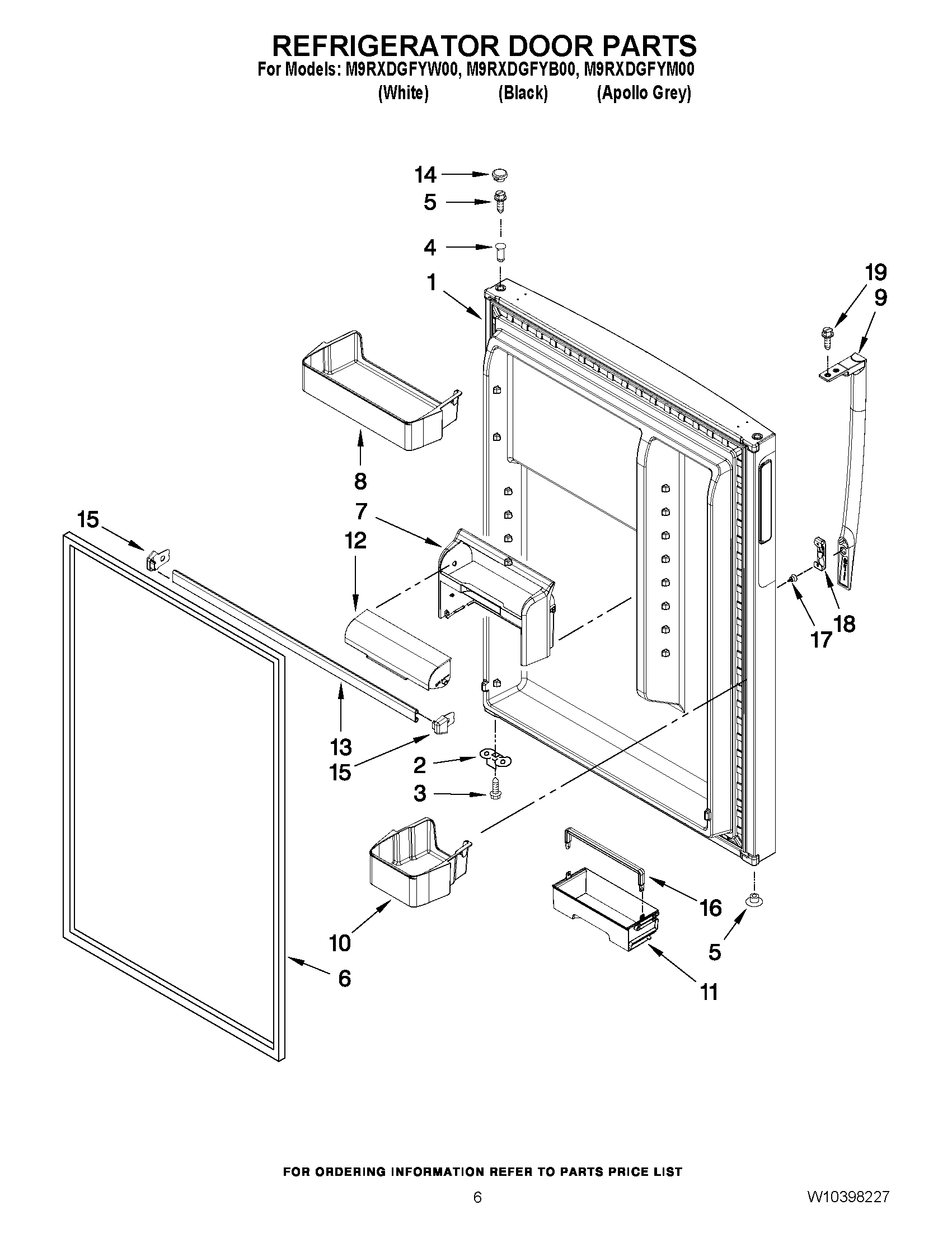 04 - REFRIGERATOR DOOR PARTS