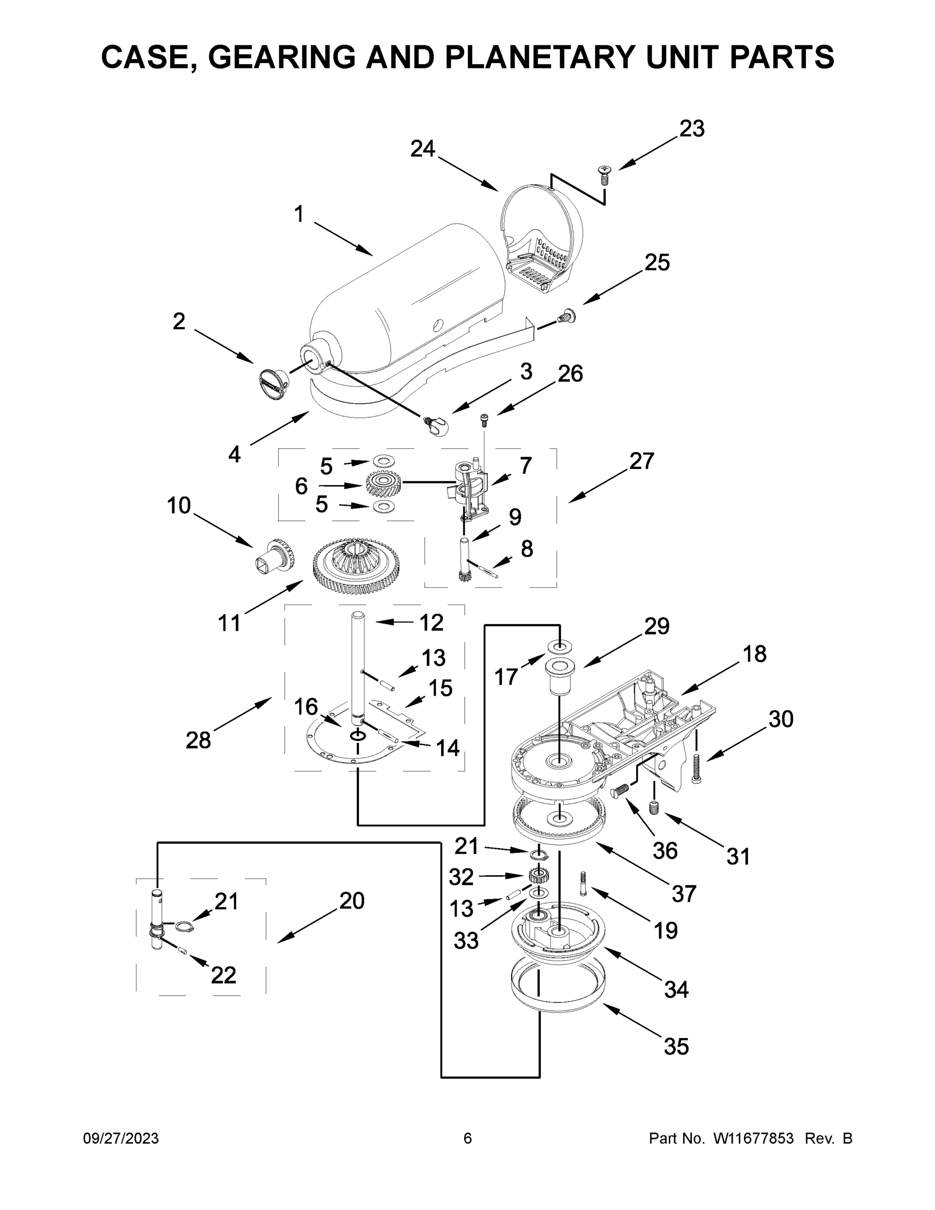 04 - CASE, GEARING AND PLANETARY UNIT PARTS