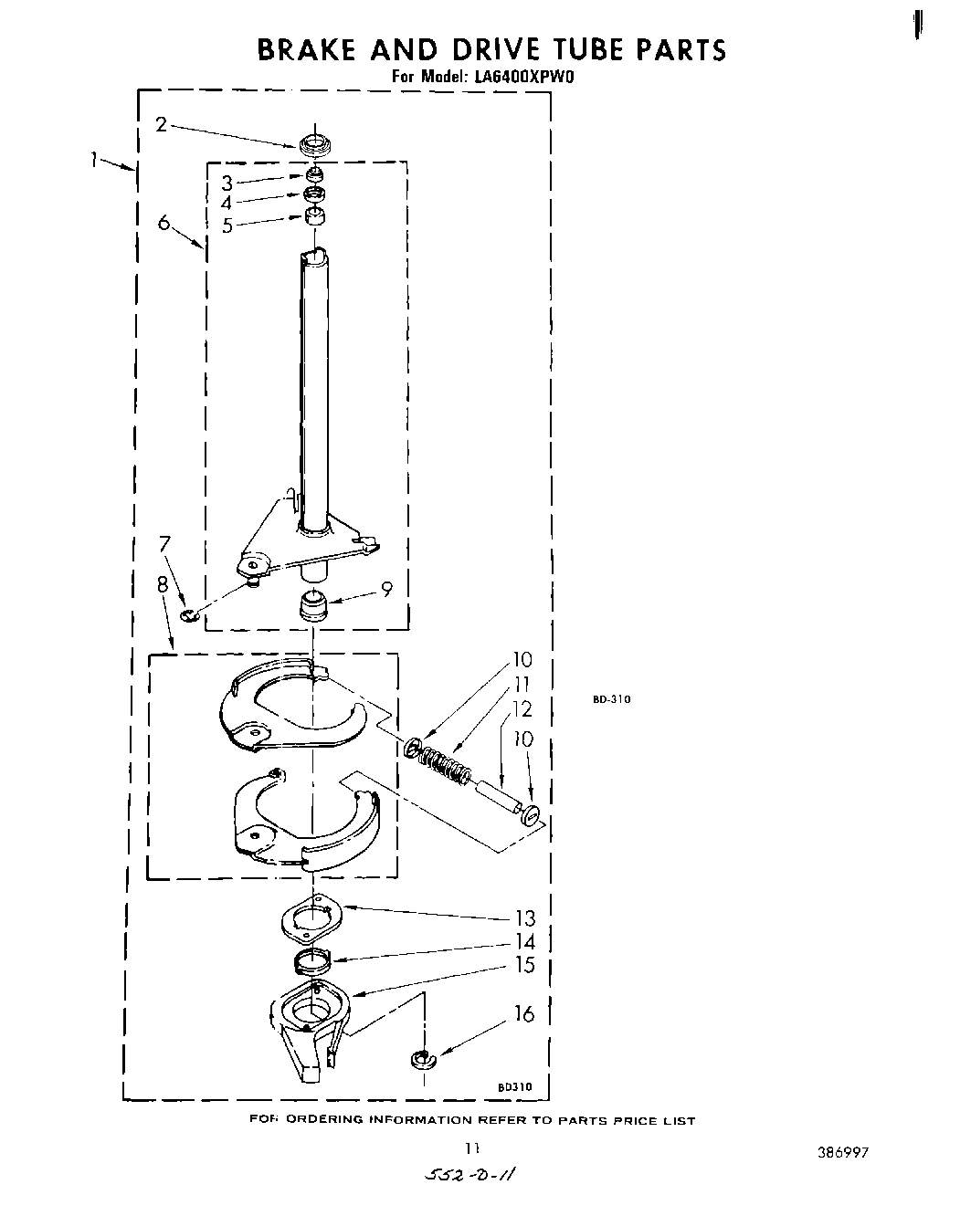 09 - BRAKE AND DRIVE TUBE