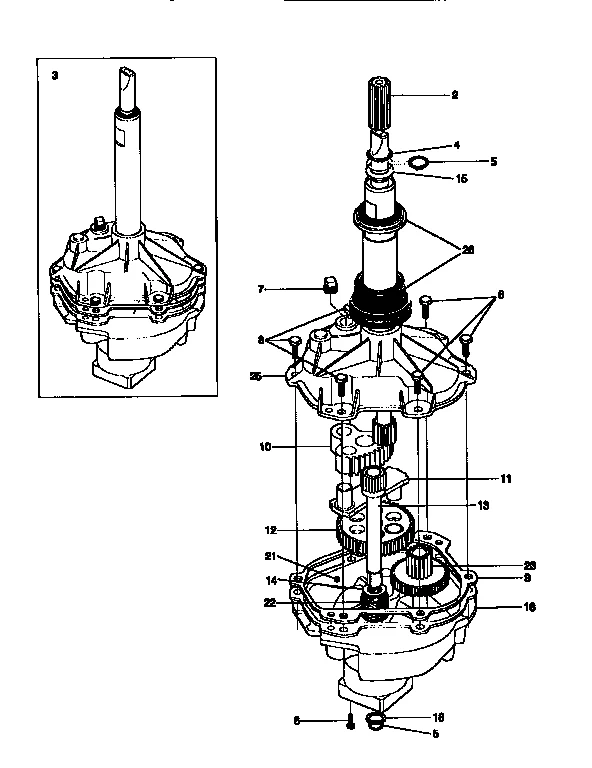 GEARCASE/TRANSMISSION