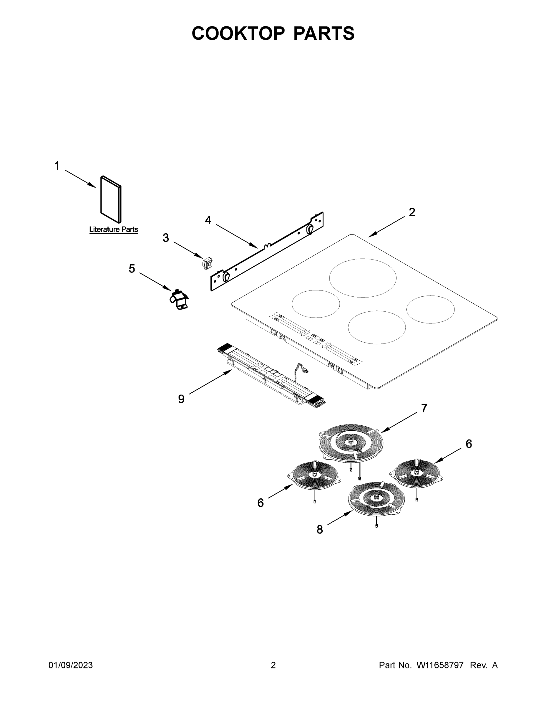 02 - COOKTOP PARTS
