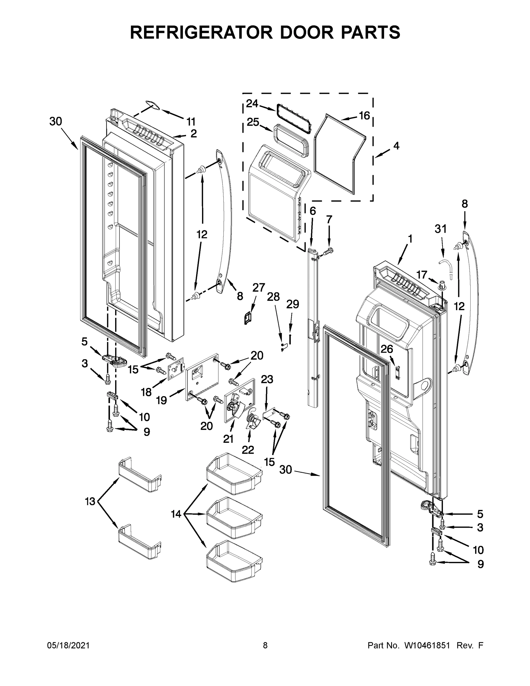 05 - REFRIGERATOR DOOR PARTS