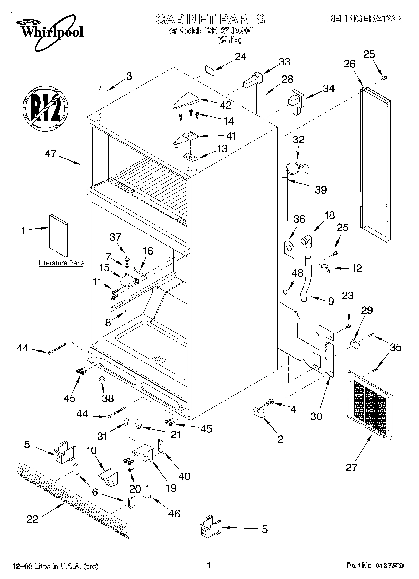 01 - CABINET, LITERATURE