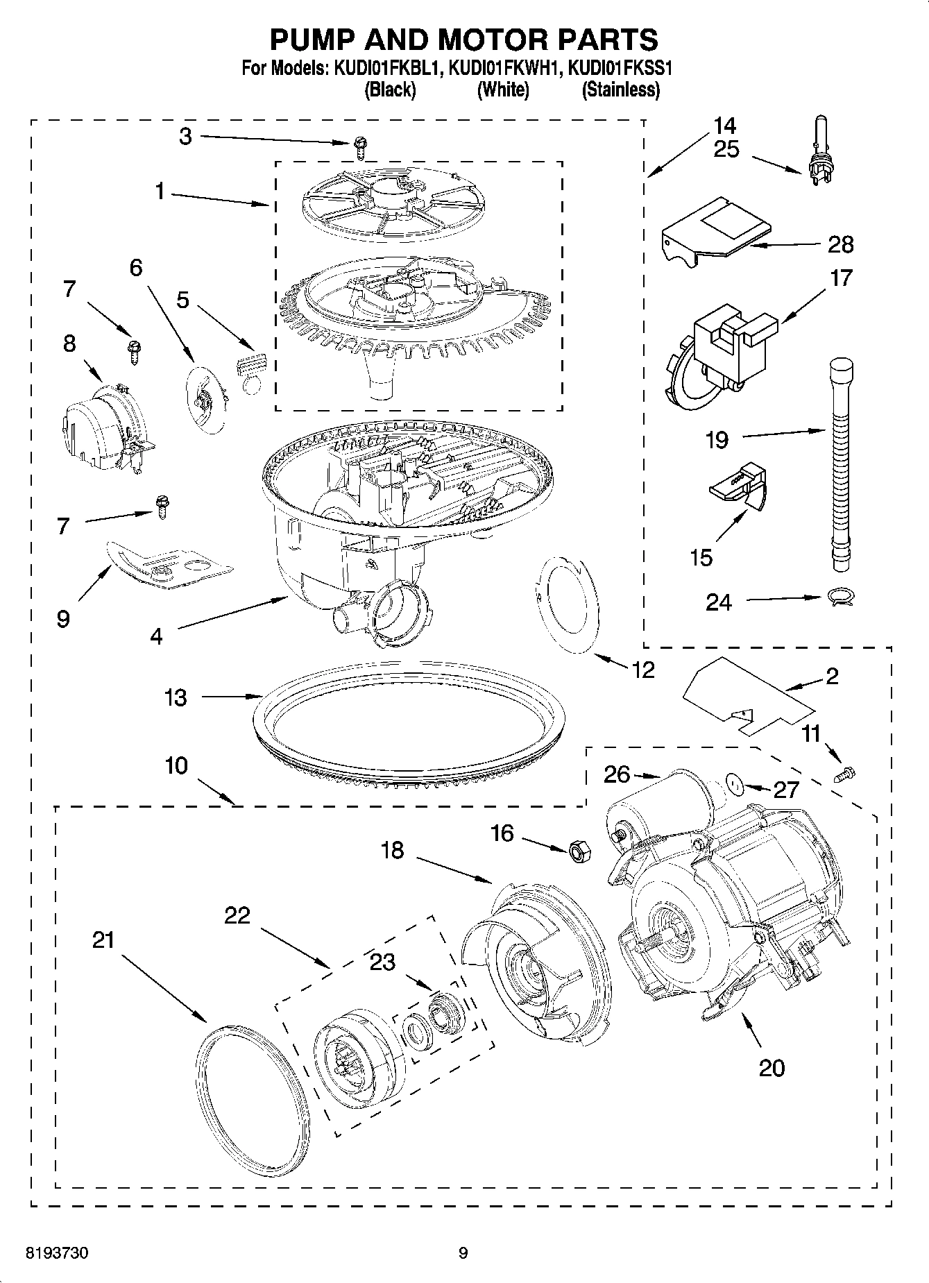 08 - PUMP AND MOTOR PARTS