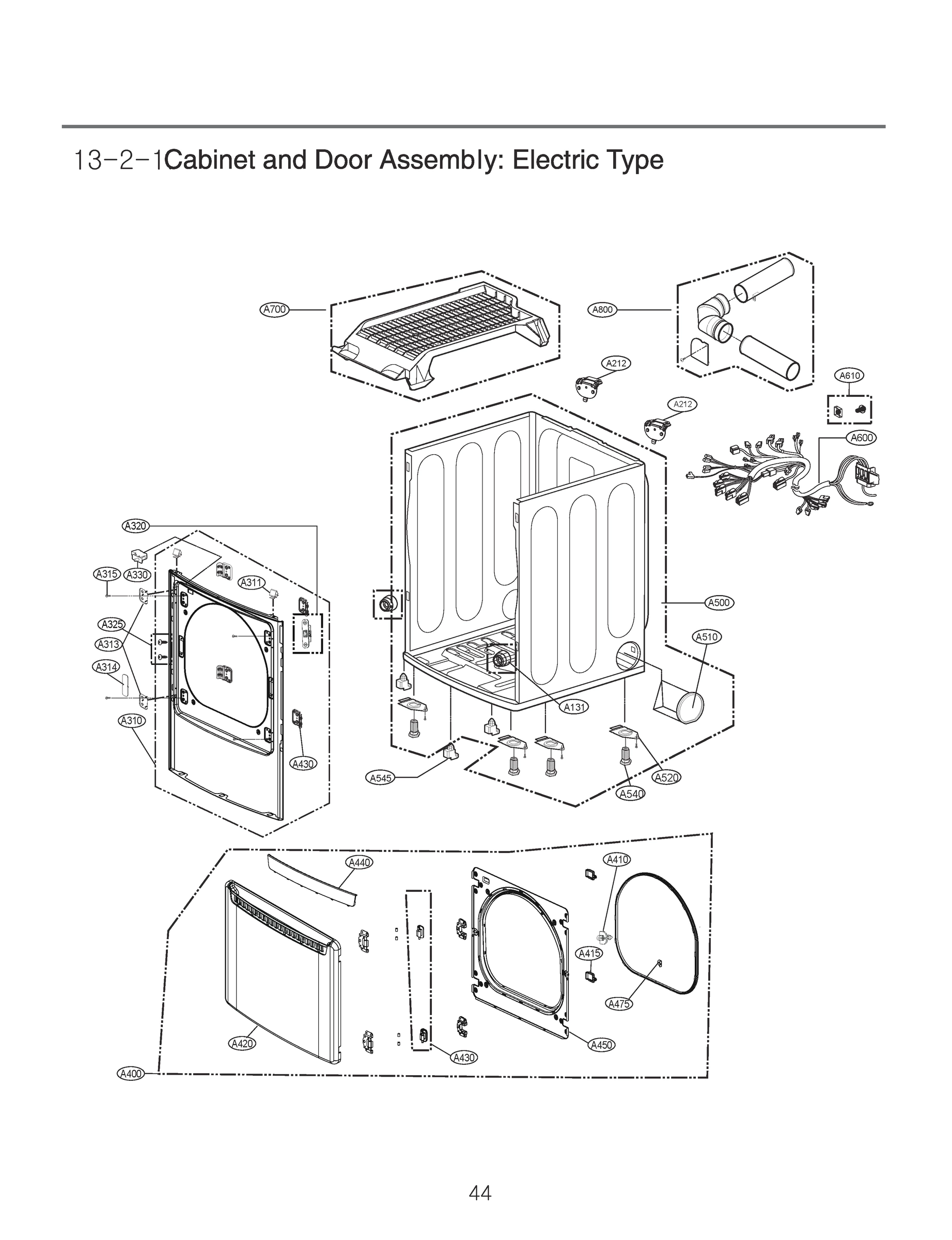 CABINET AND DOOR ASSEMBLY
