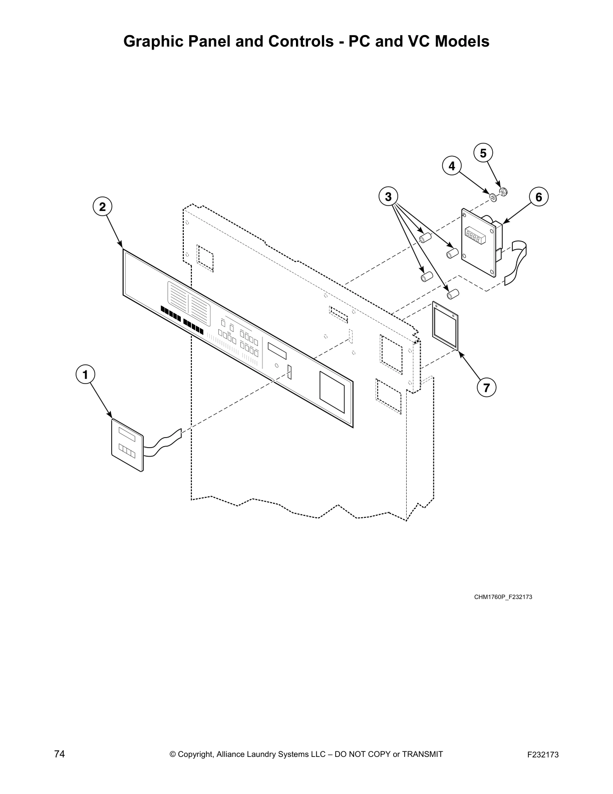 Graphic Panel and Controls - PC and VC Models