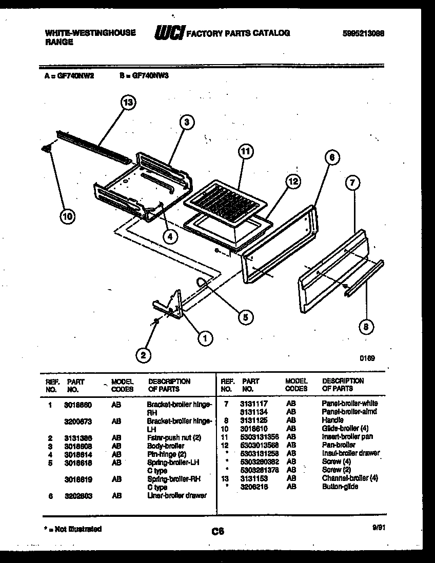 04 - BROILER DRAWER PARTS