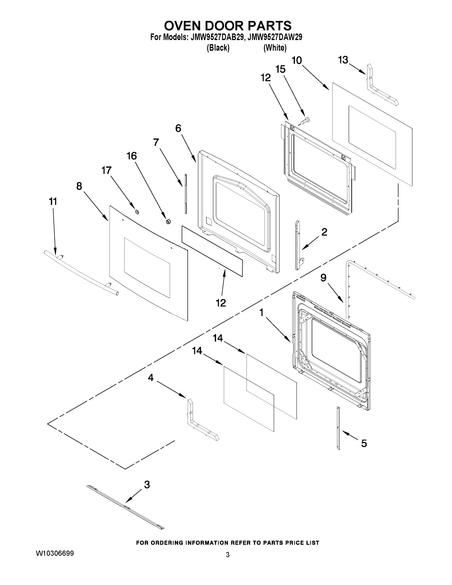 02 - OVEN DOOR PARTS