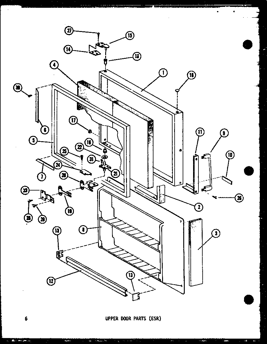 04 - UPPER DOOR PARTS (ESR)
