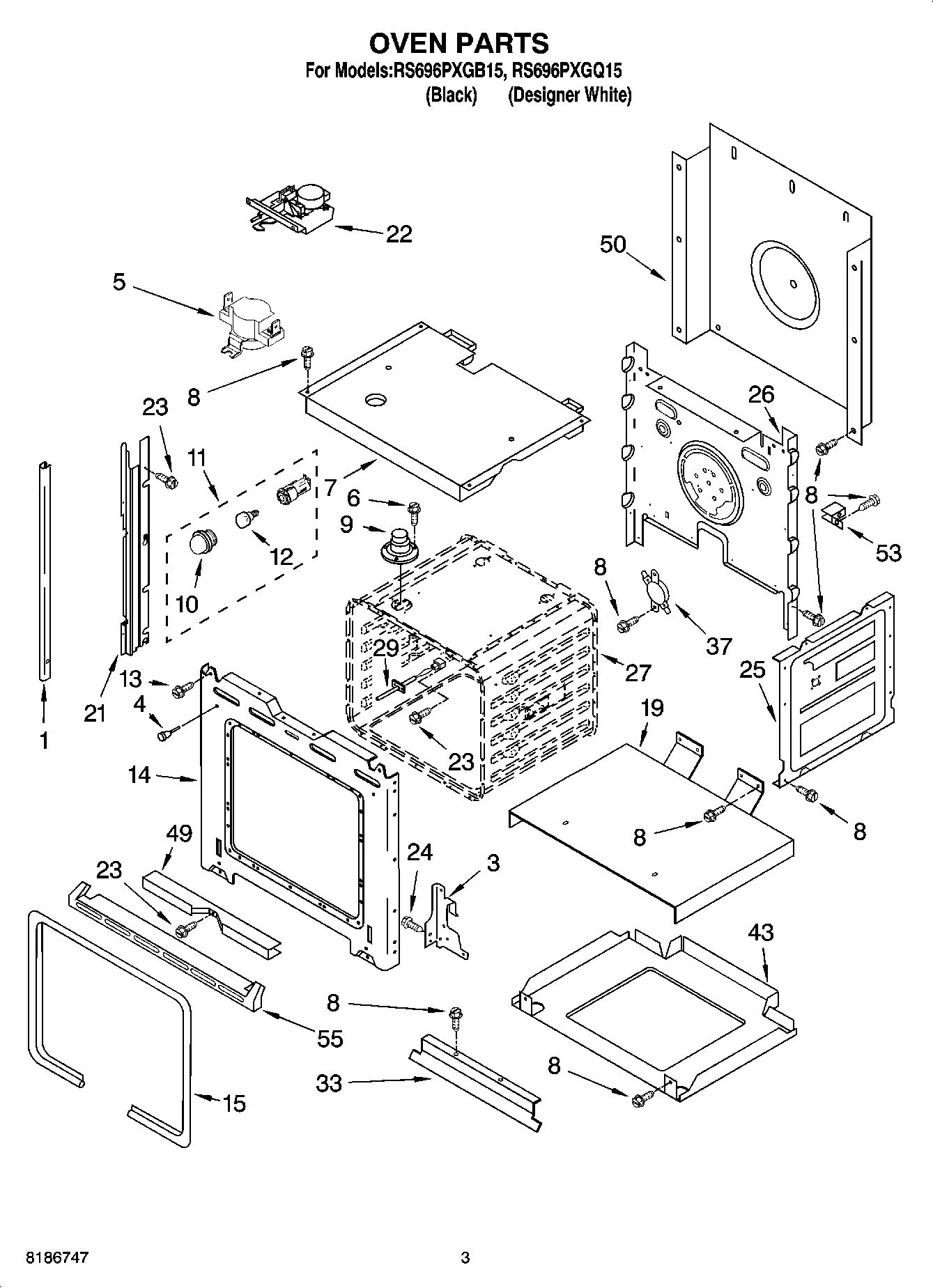 02 - OVEN PARTS
