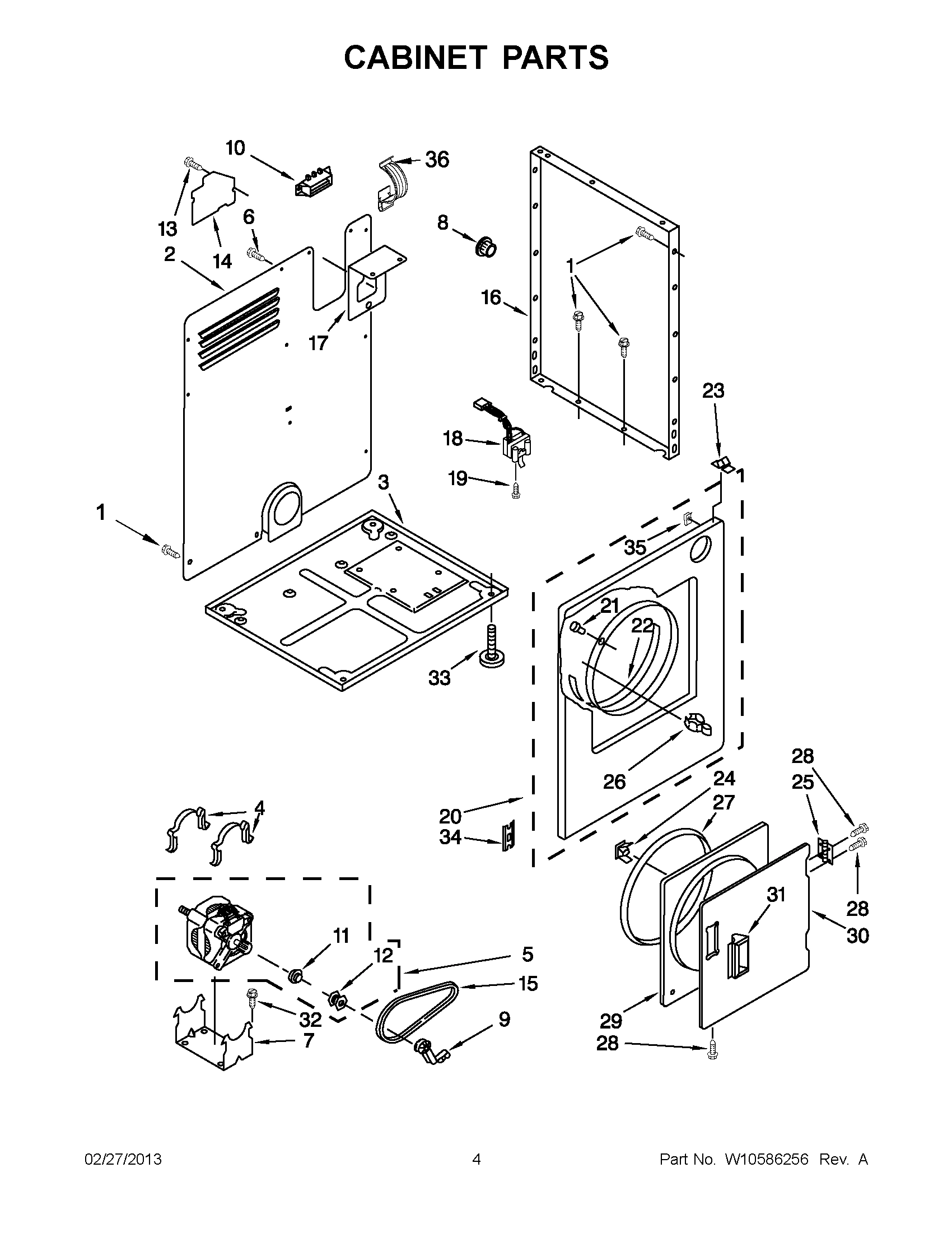 02 - CABINET PARTS