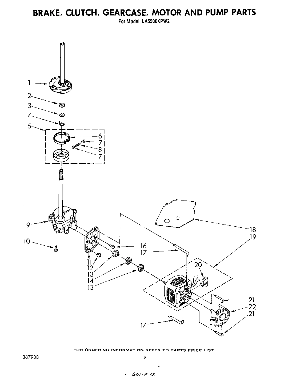 06 - BRAKE, CLUTCH, GEARCASE, MOTOR AND PUMP
