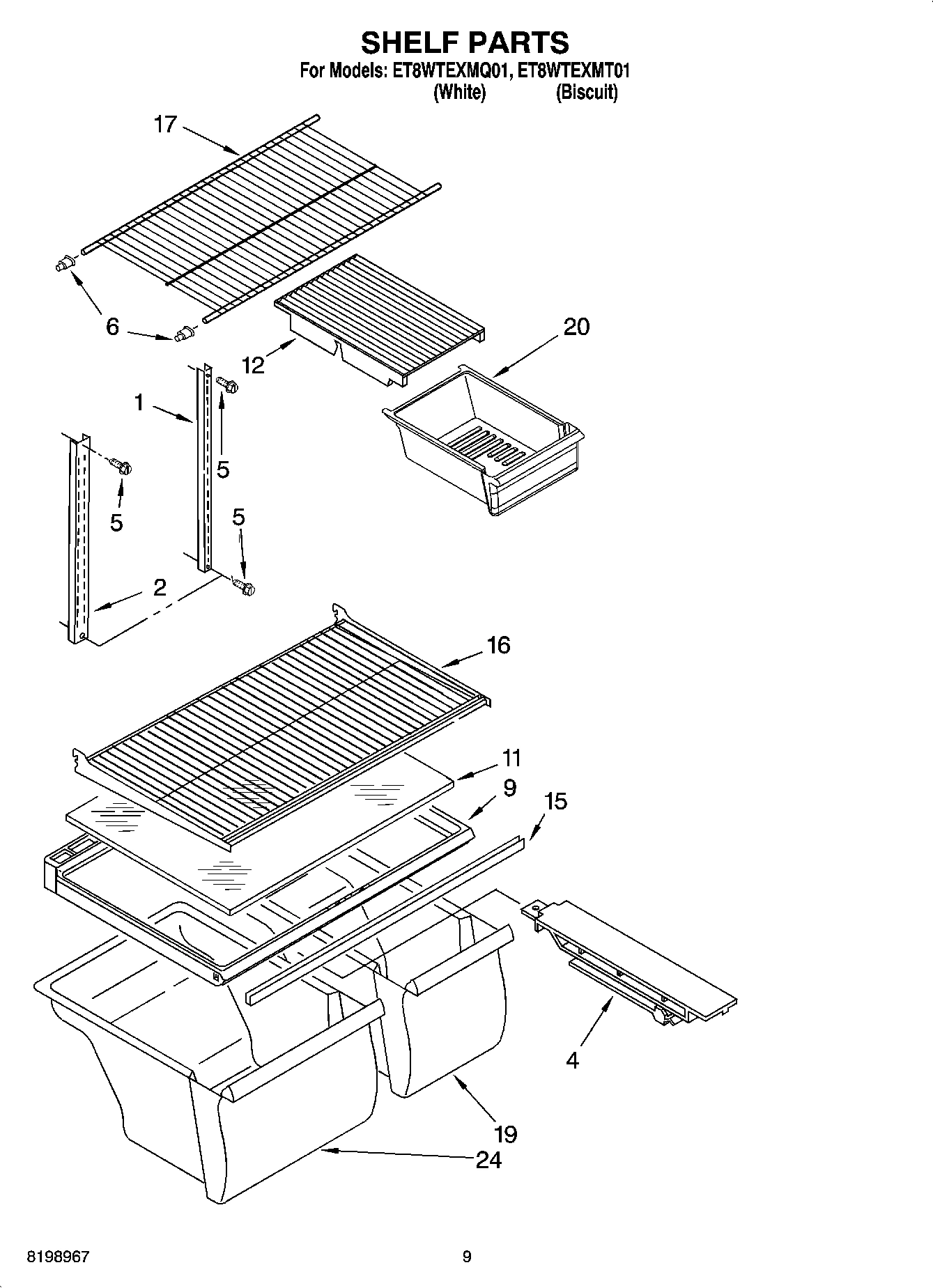 05 - SHELF PARTS, OPTIONAL PARTS