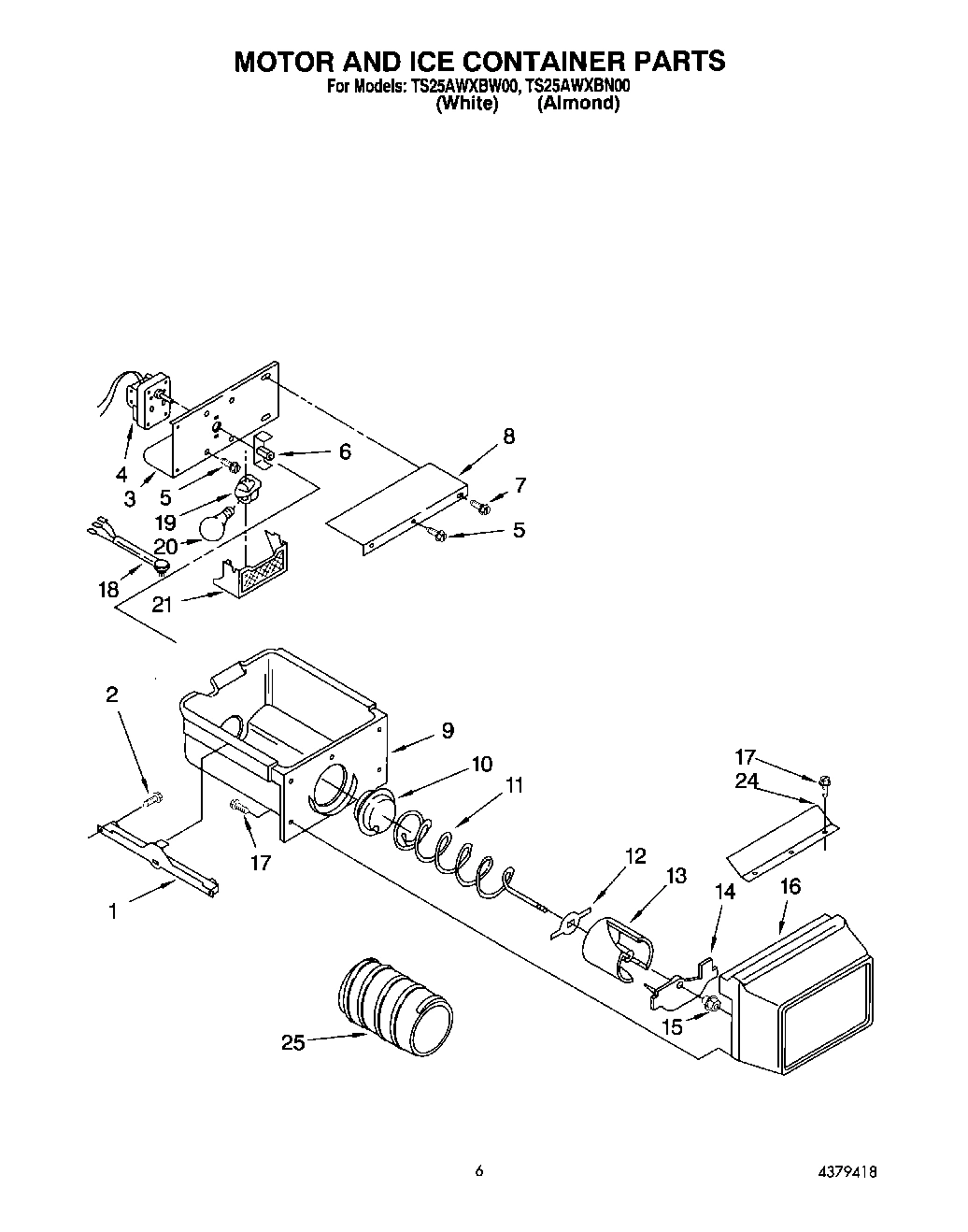 05 - MOTOR AND ICE CONTAINER
