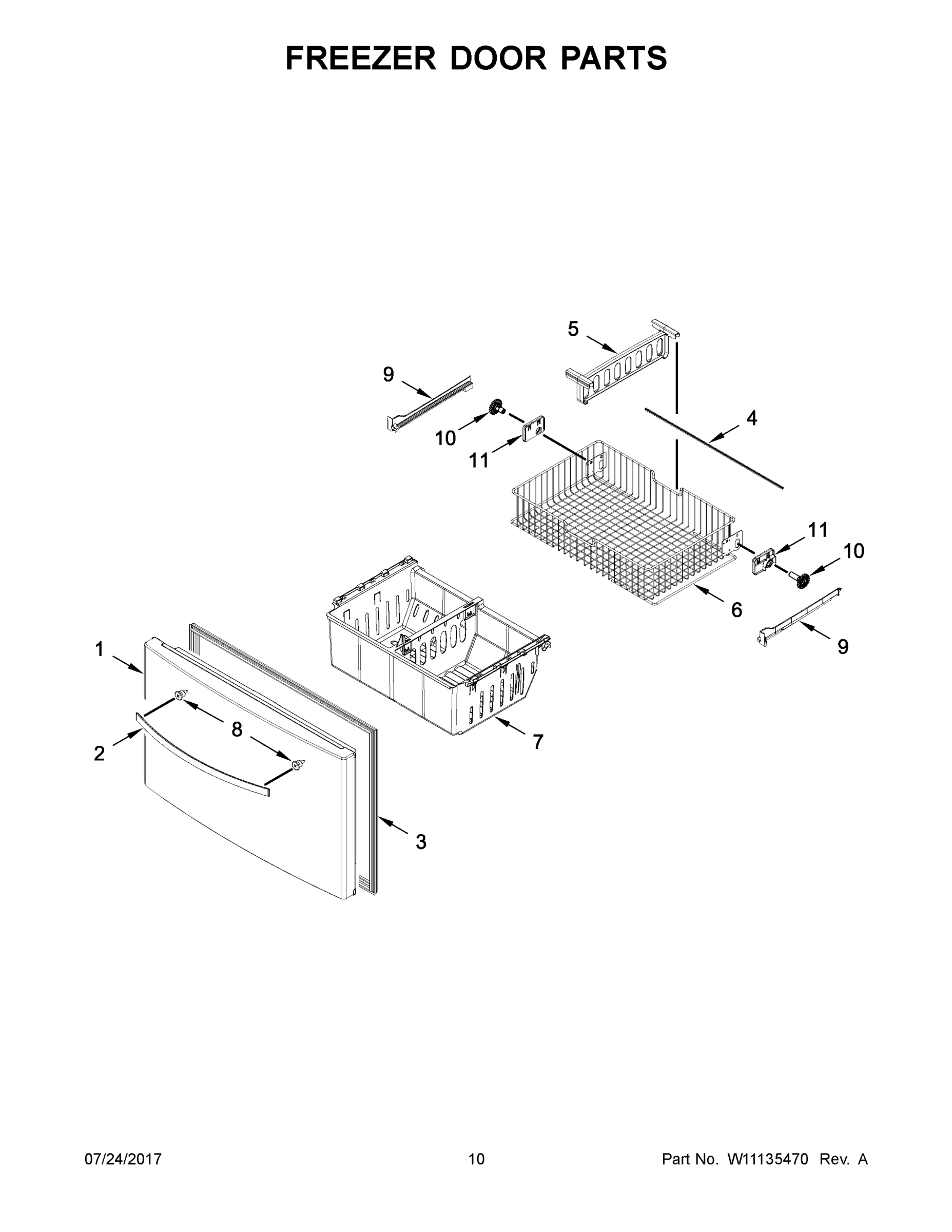 06 - FREEZER DOOR PARTS