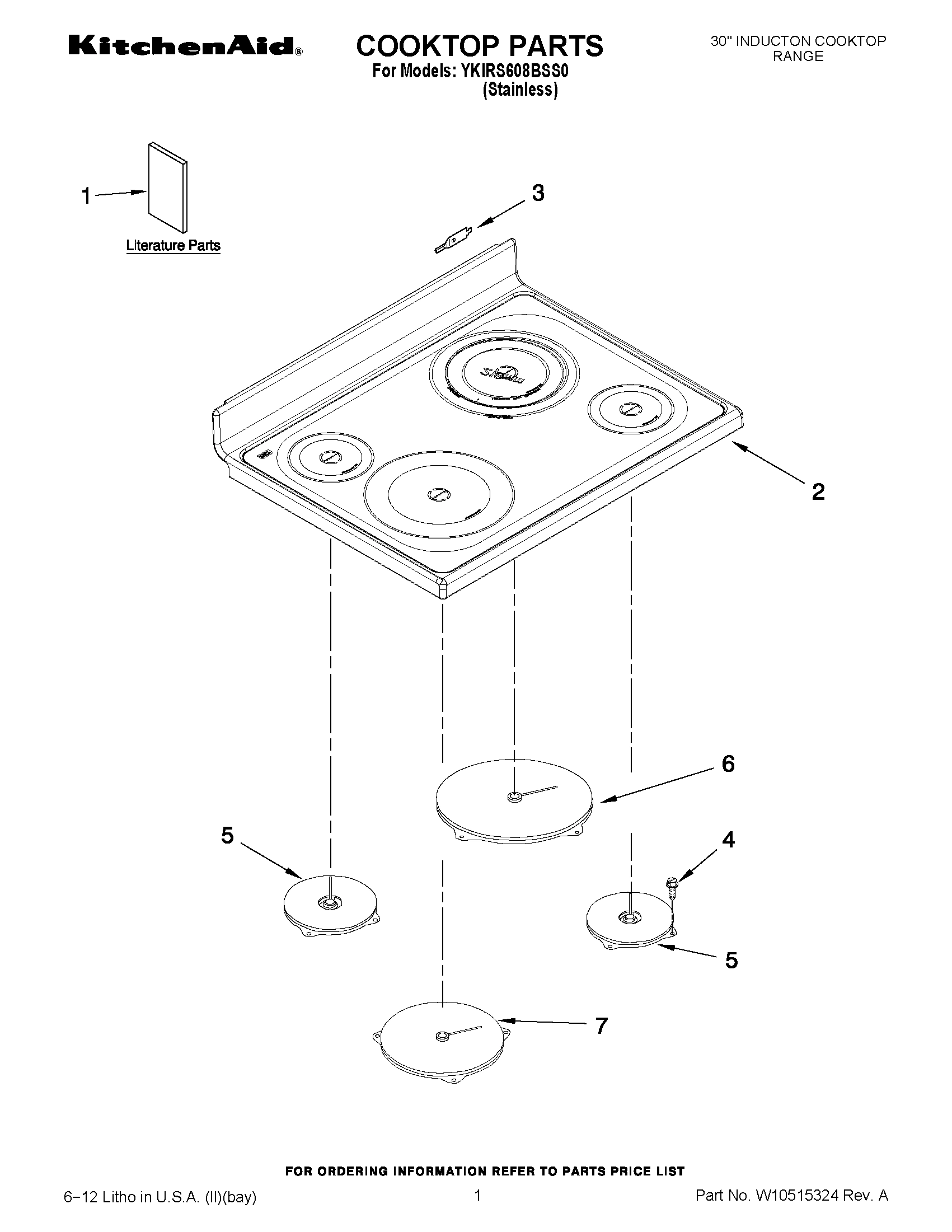01 - COOKTOP PARTS