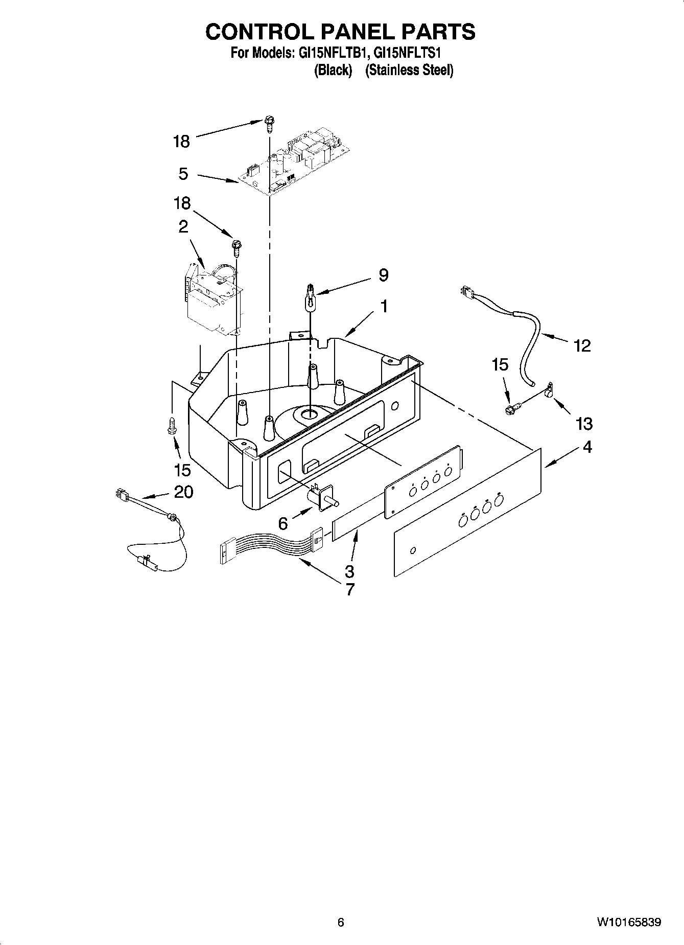 04 - CONTROL PANEL PARTS