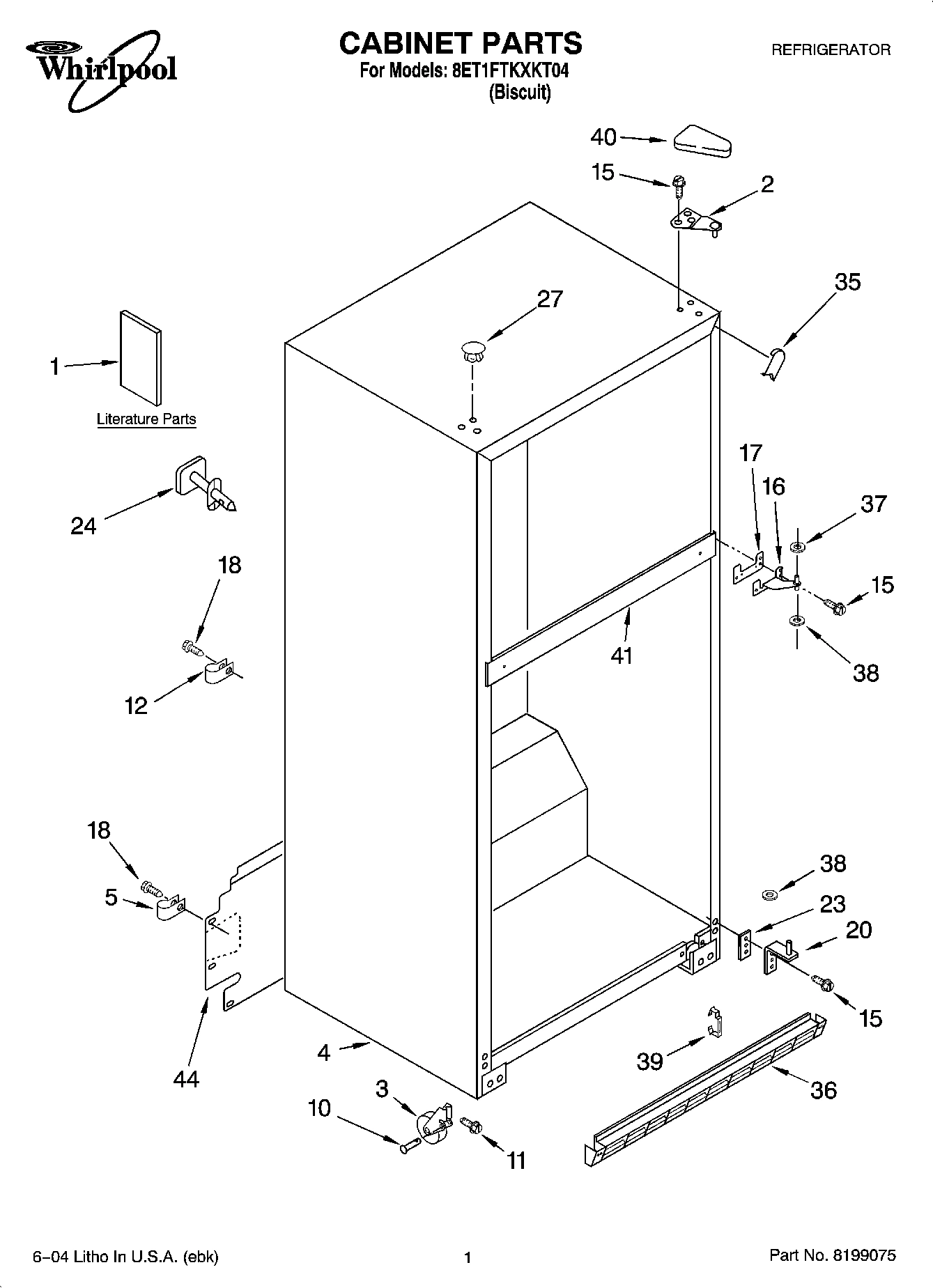 01 - CABINET PARTS