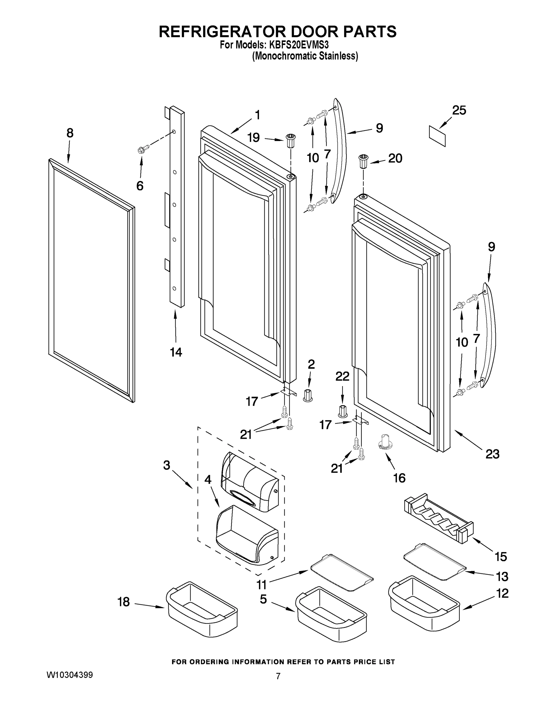 04 - REFRIGERATOR DOOR PARTS
