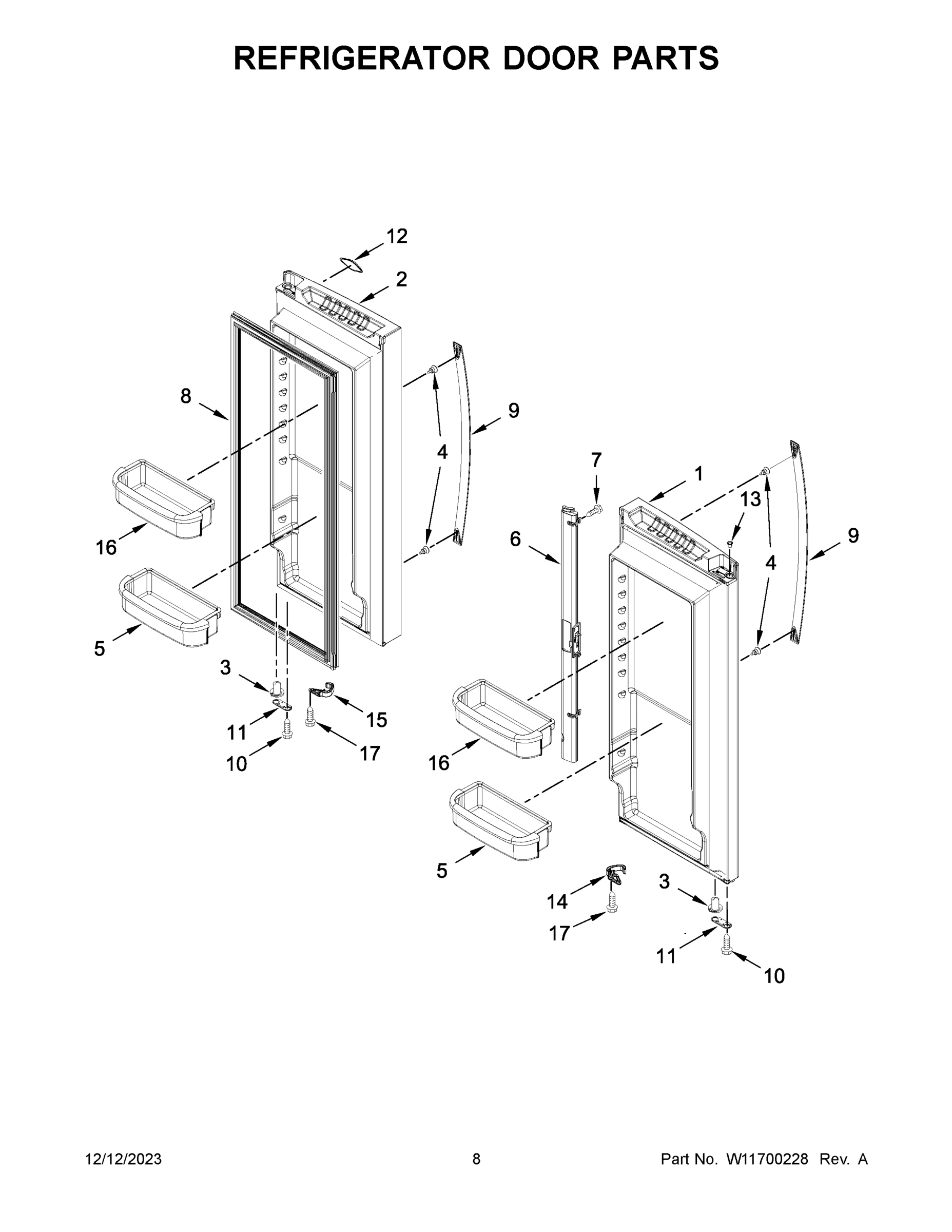 05 - REFRIGERATOR DOOR PARTS