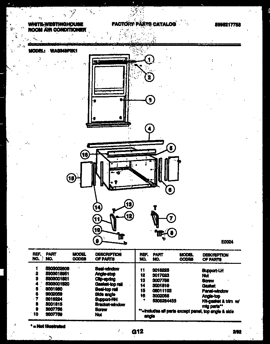 06 - CABINET AND INSTALLATION PARTS