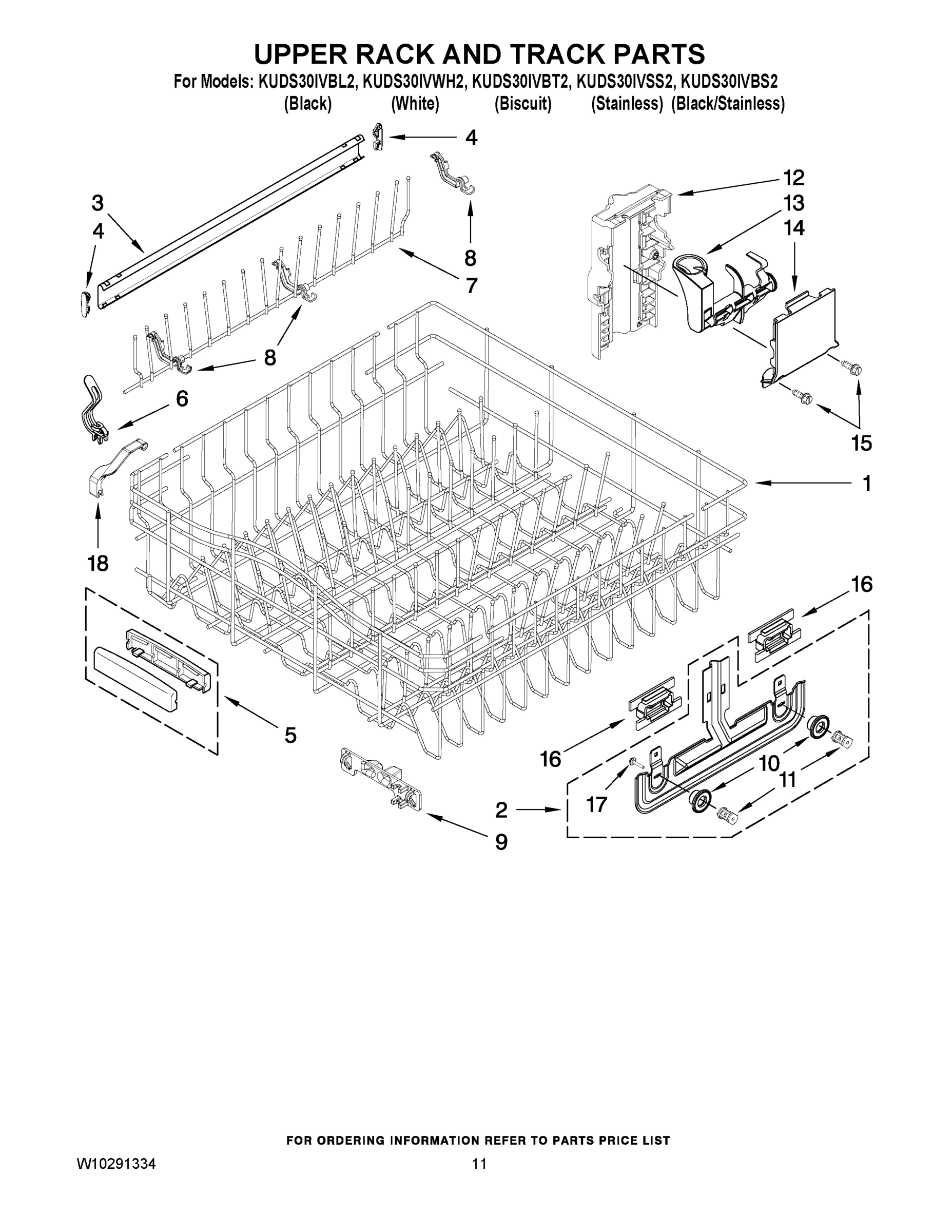 09 - UPPER RACK AND TRACK PARTS