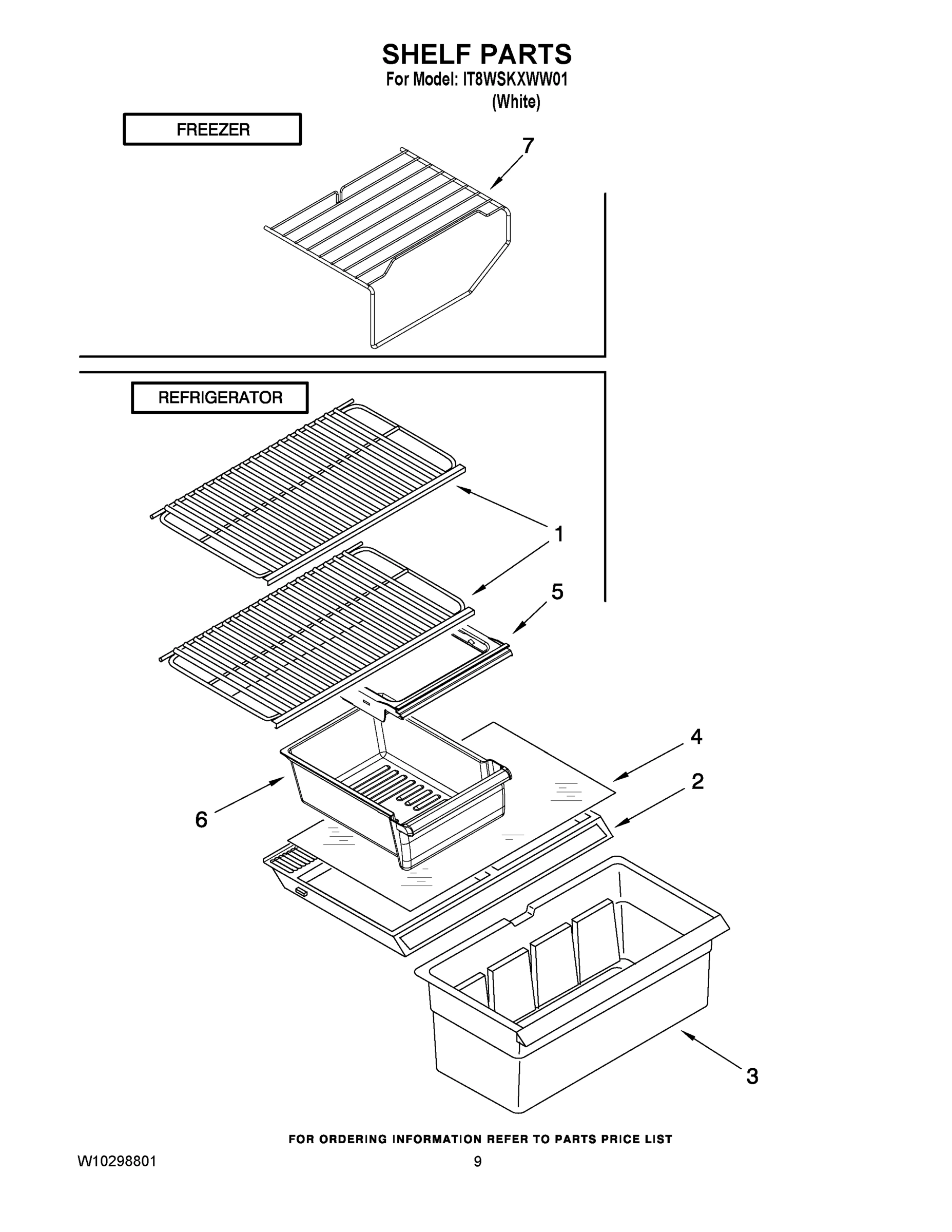 05 - SHELF PARTS