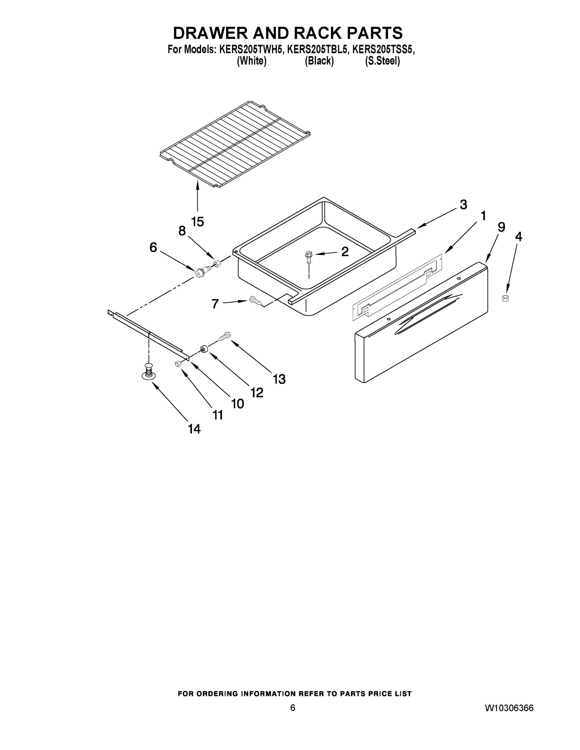 05 - DRAWER AND RACK PARTS