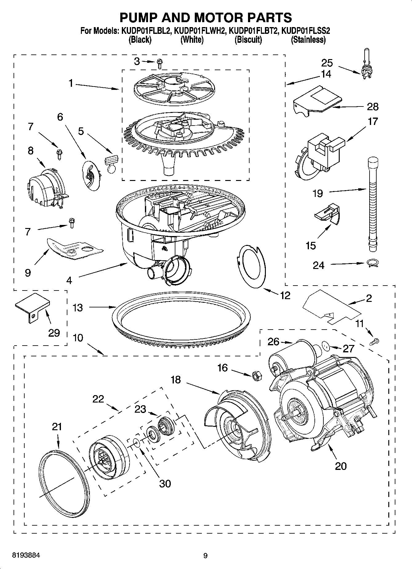 08 - PUMP AND MOTOR PARTS