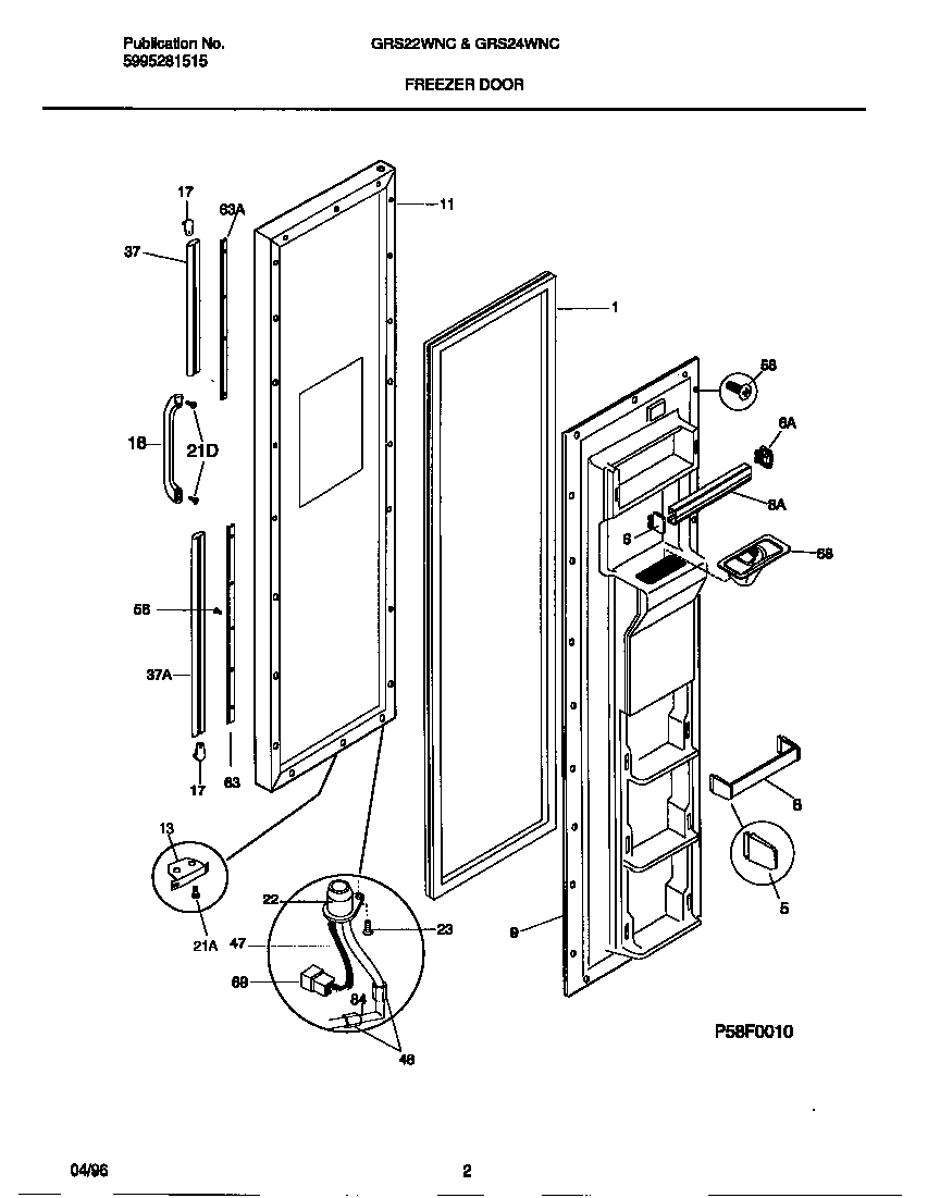 02 - FREEZER DOOR