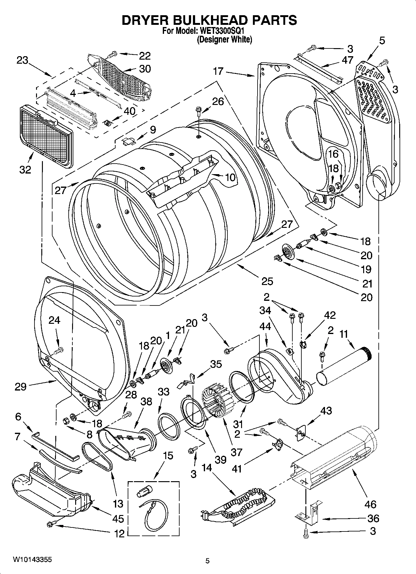 04 - DRYER BULKHEAD PARTS