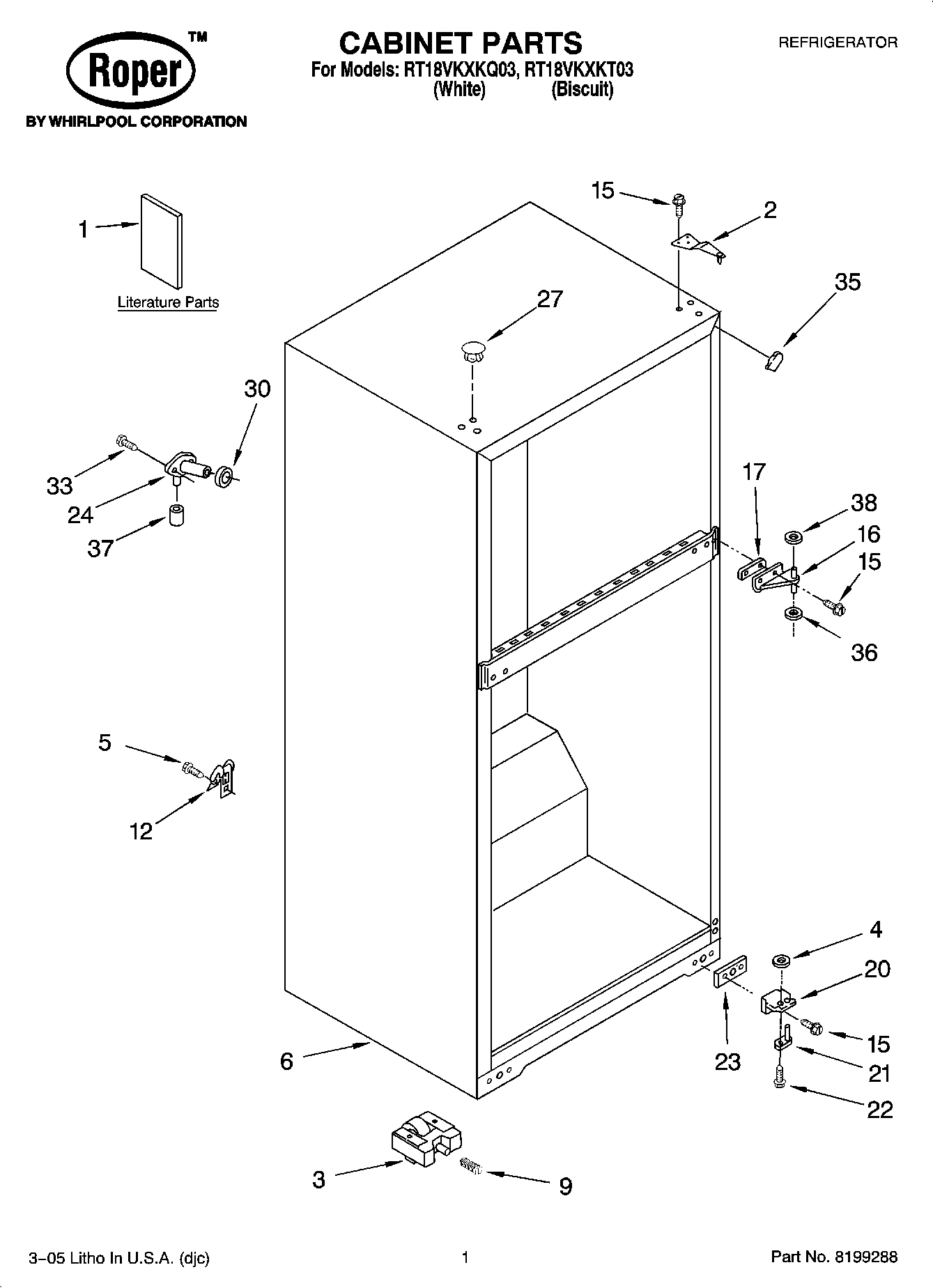 01 - CABINET PARTS