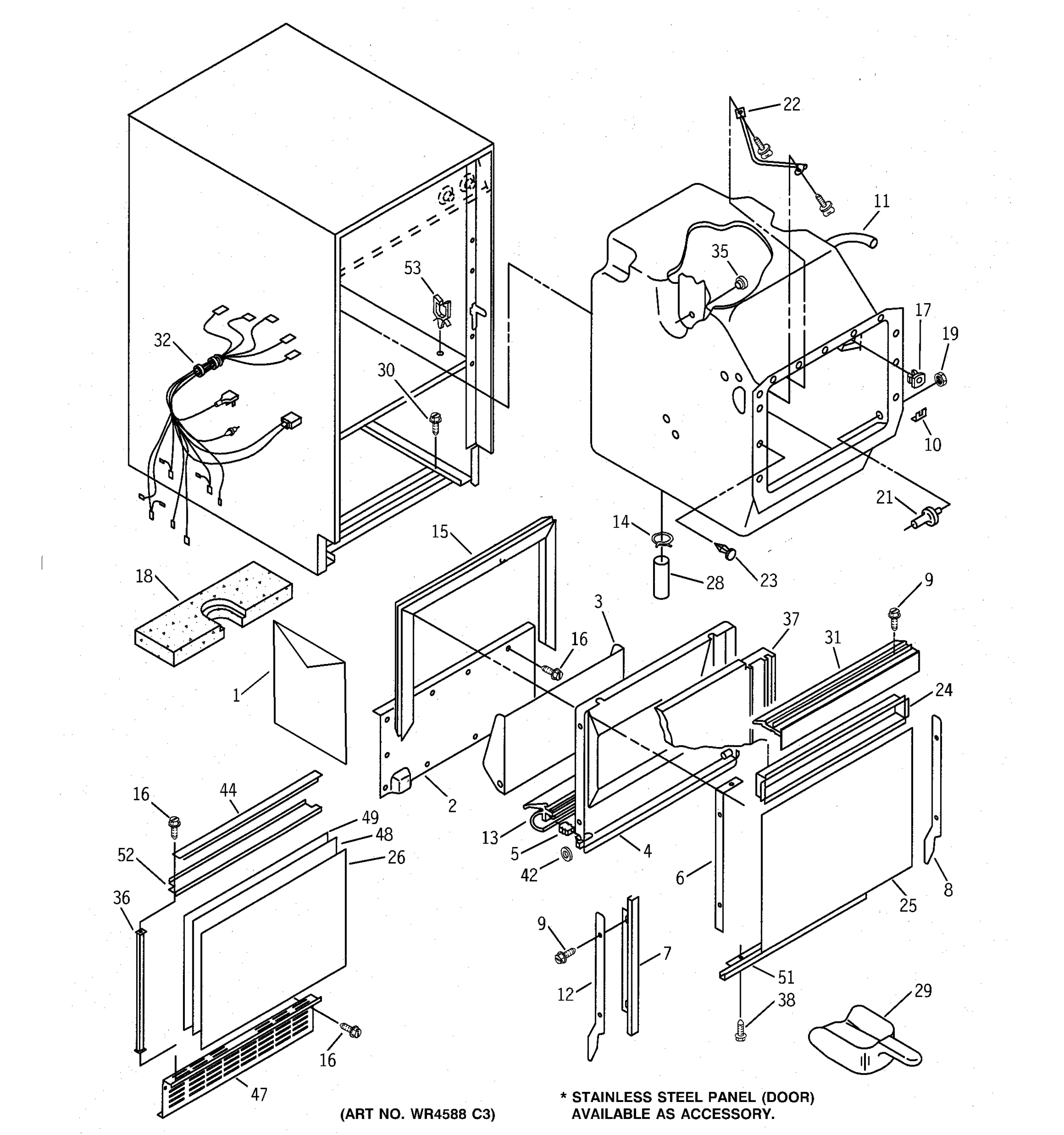 CABINET LINER & DOOR PARTS
