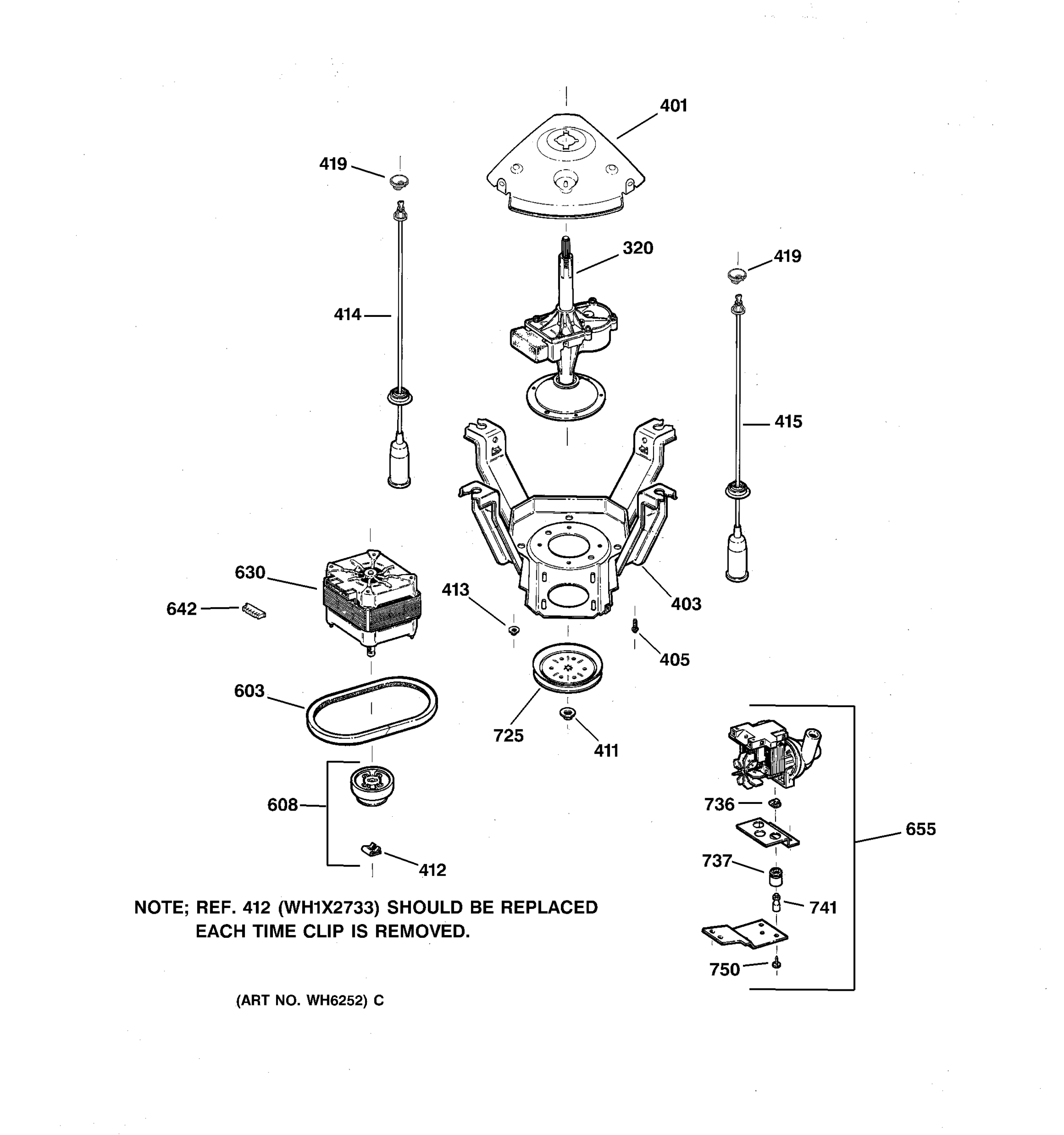 SUSPENSION, PUMP & DRIVE COMPONENTS