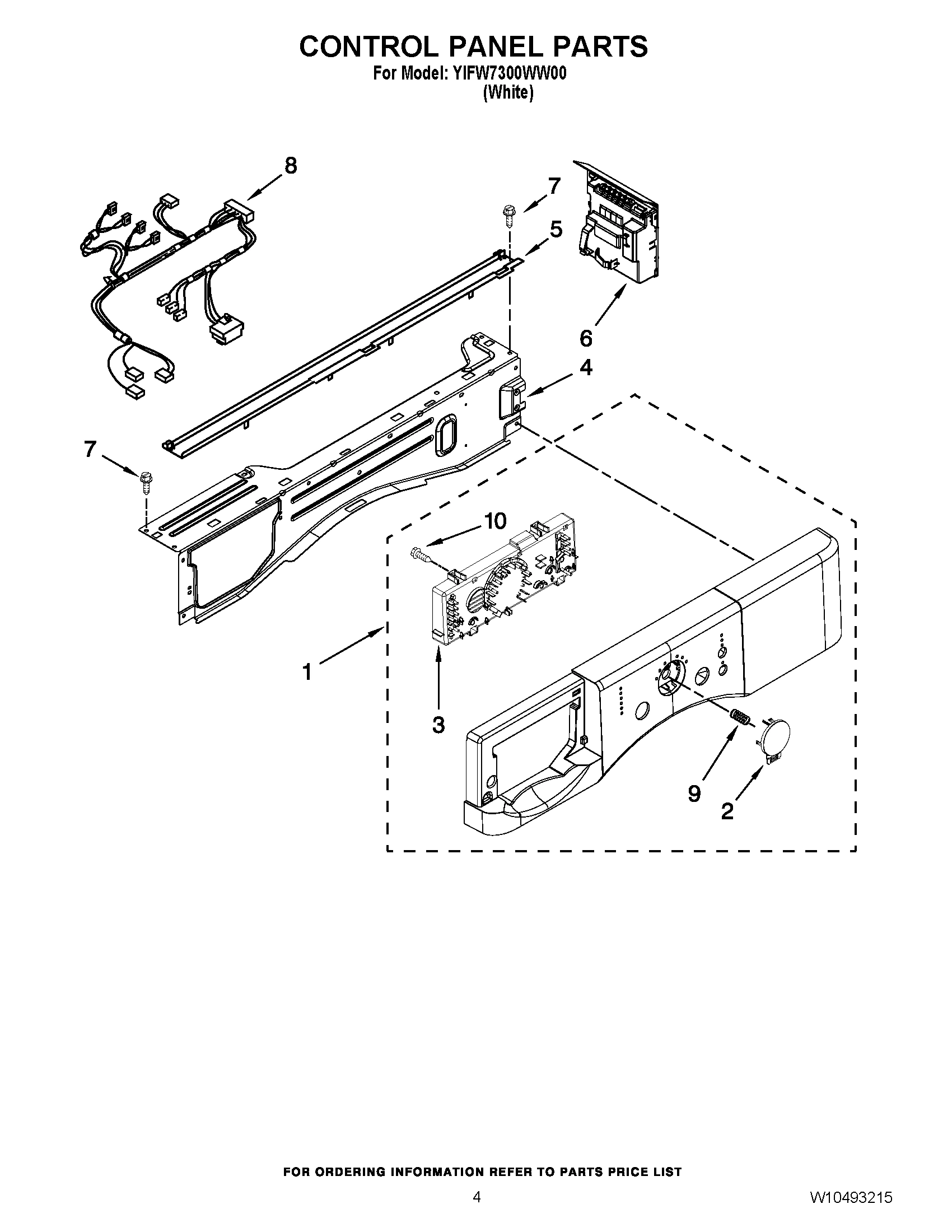 03 - CONTROL PANEL PARTS