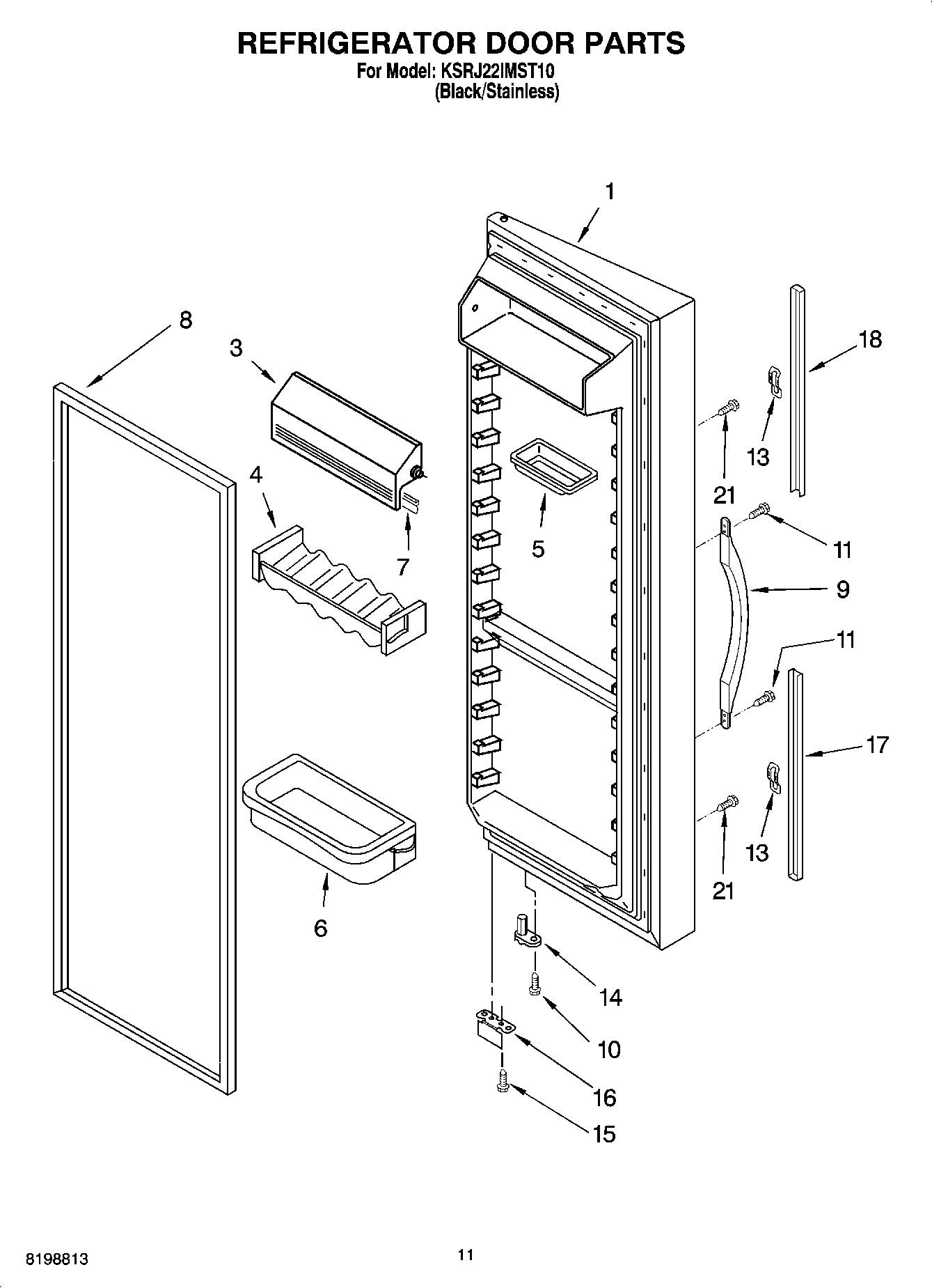 07 - REFRIGERATOR DOOR PARTS