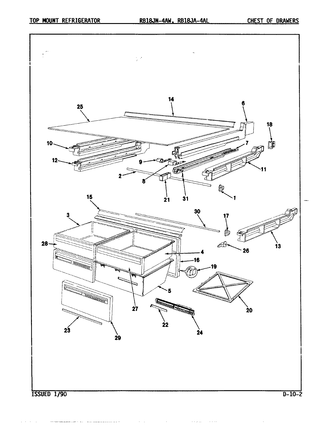 01 - CHEST OF DRAWERS