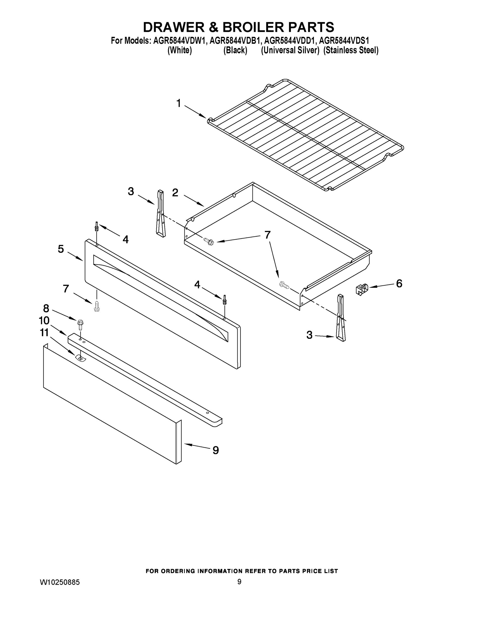 06 - DRAWER & BROILER PARTS