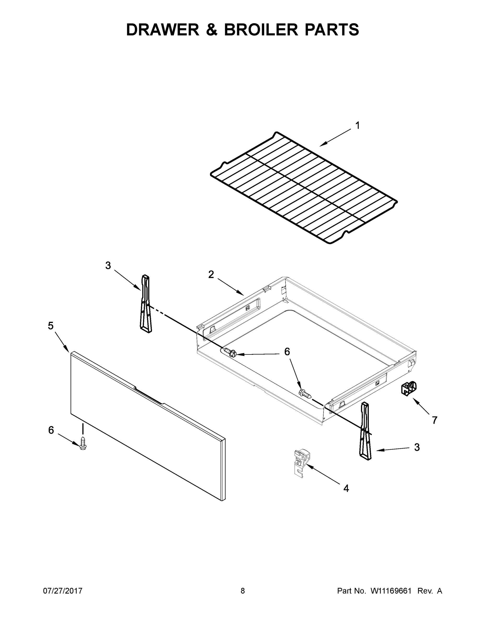05 - DRAWER & BROILER PARTS