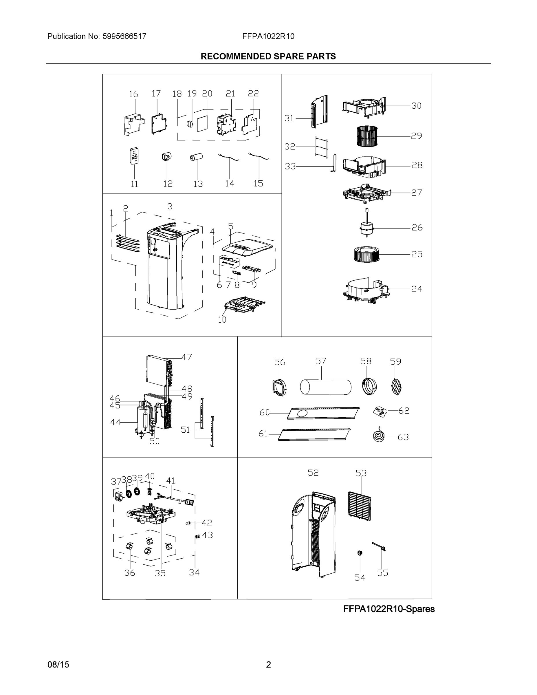 02 - RECOMMENDED SPARE PARTS
