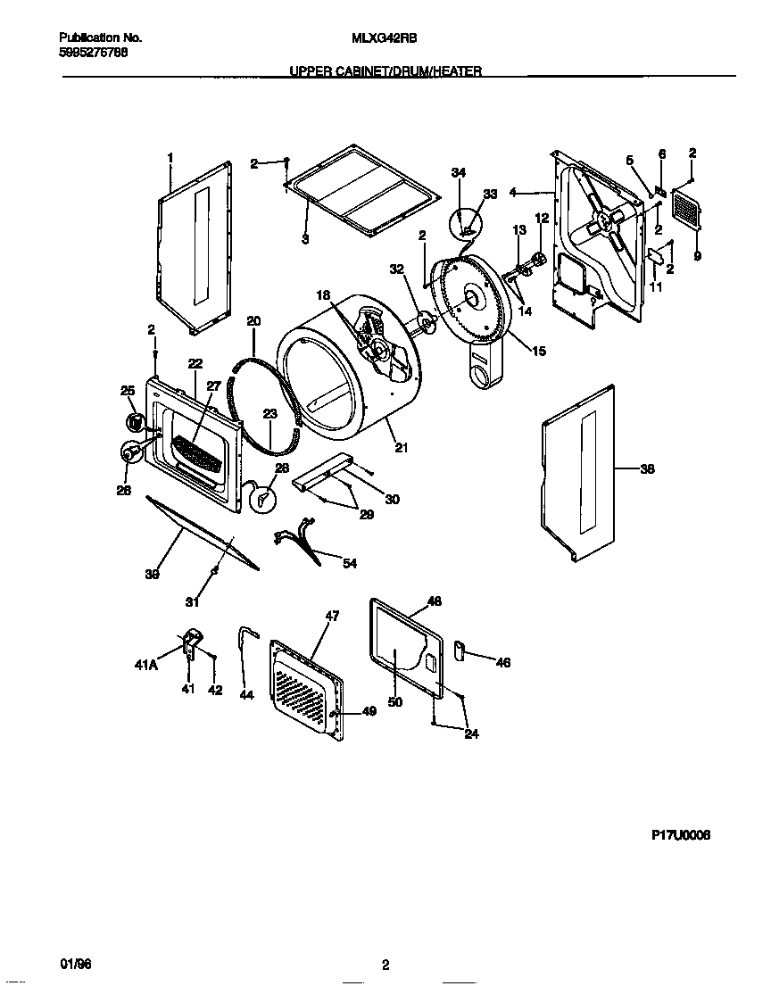 02 - UPPER CABINET/DRUM/HEATER
