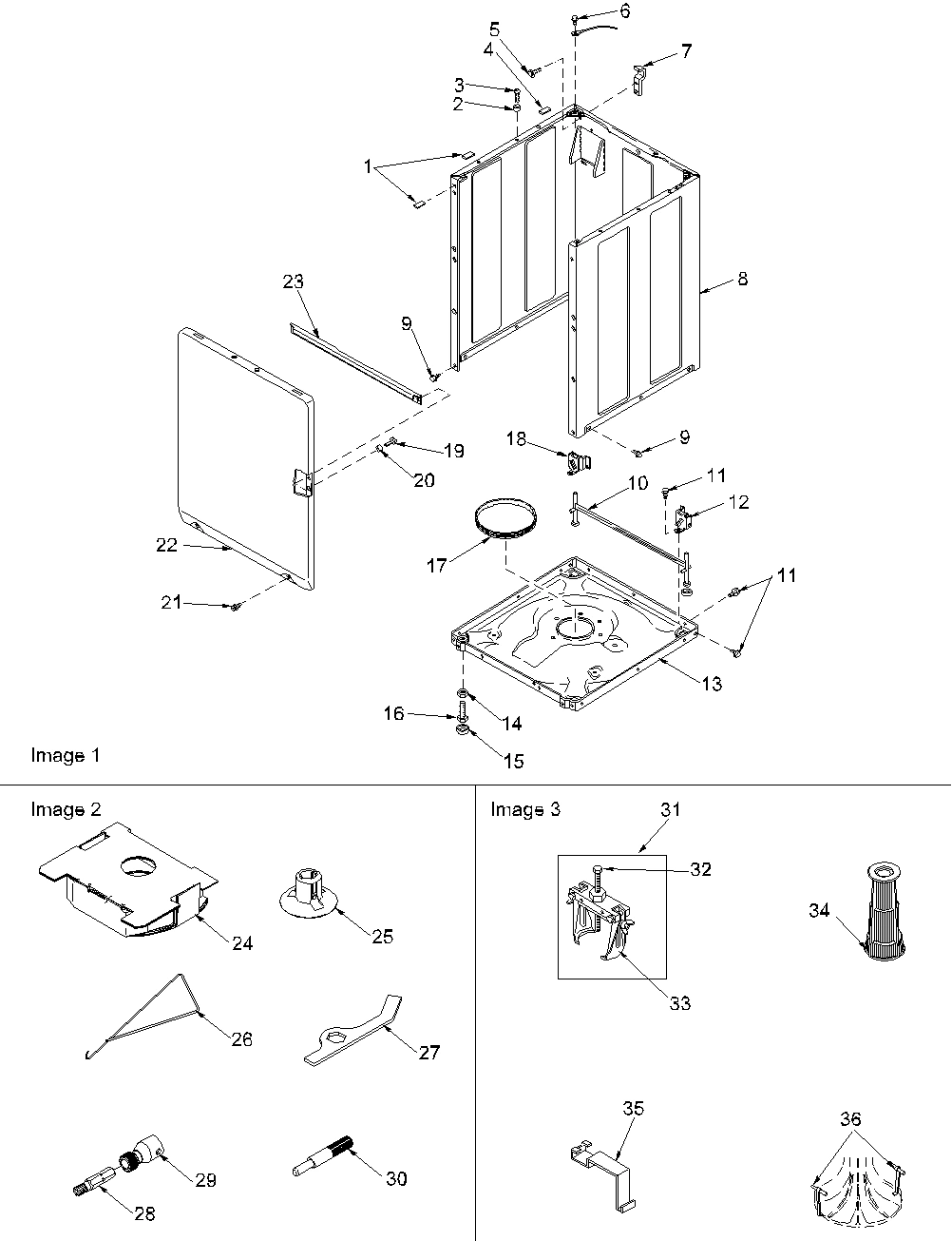 05 - FRONT PANEL, BASE, CABINET & TOOLS
