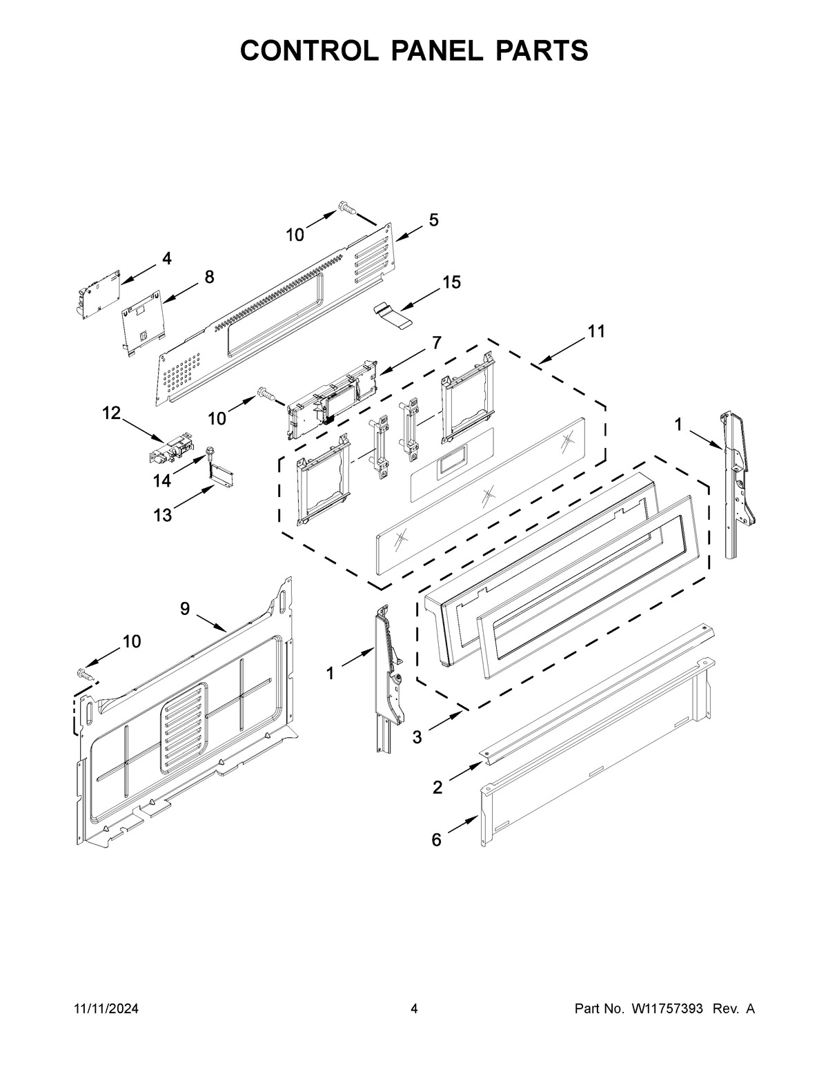 03 - CONTROL PANEL PARTS