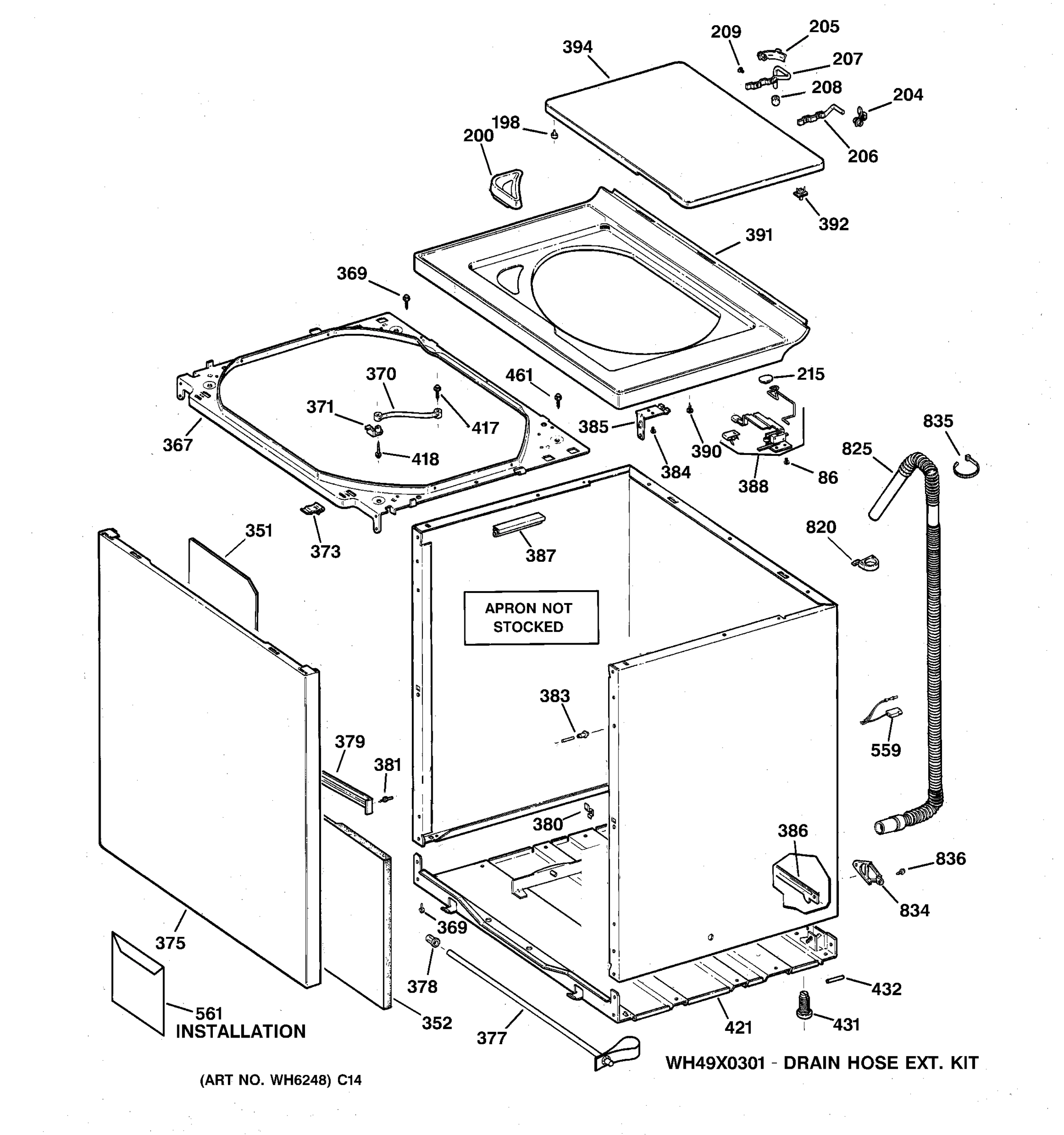 CABINET, COVER & FRONT PANEL