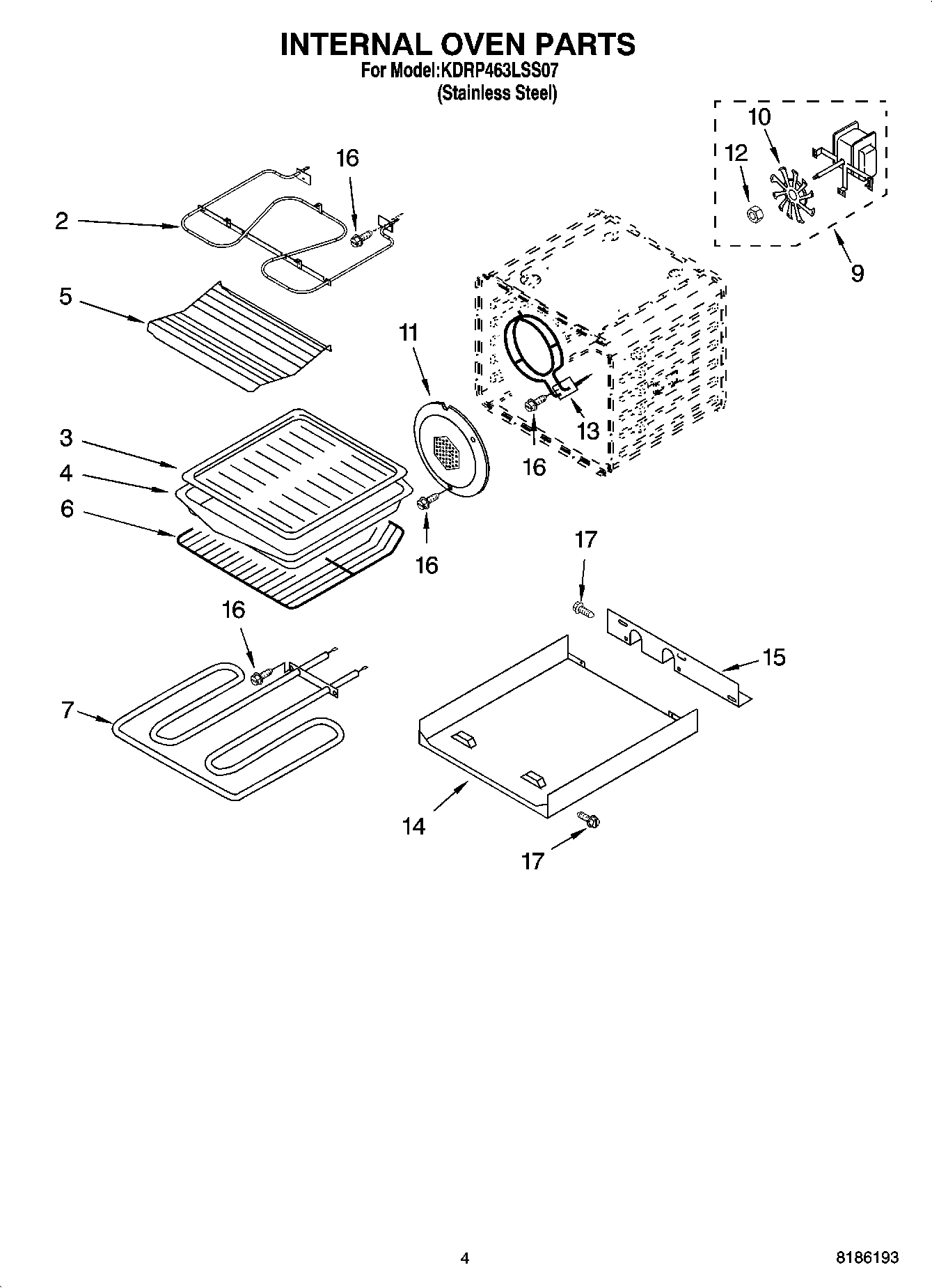03 - INTERNAL OVEN PARTS