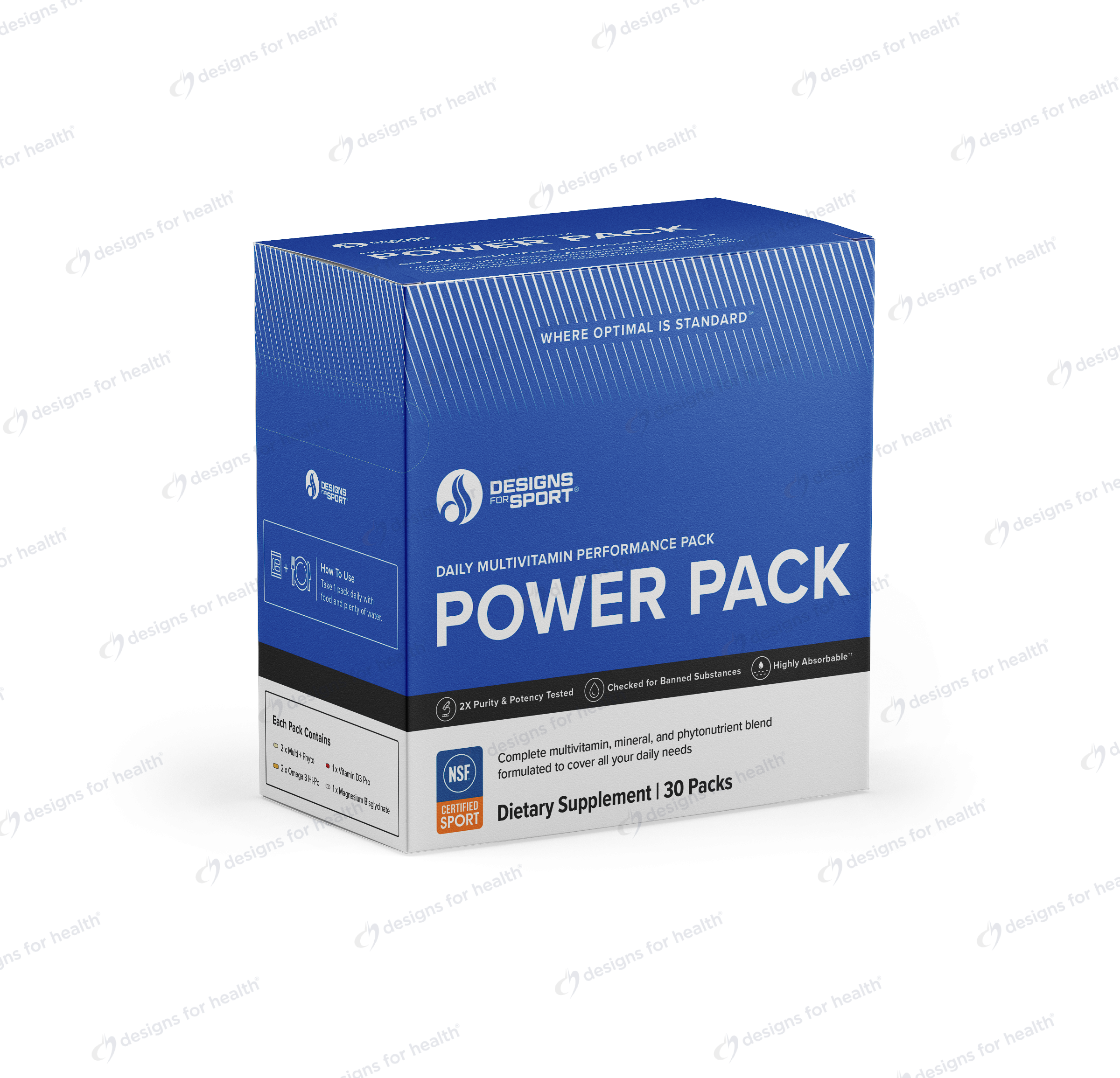 Power Pack Designs for Health supplement
