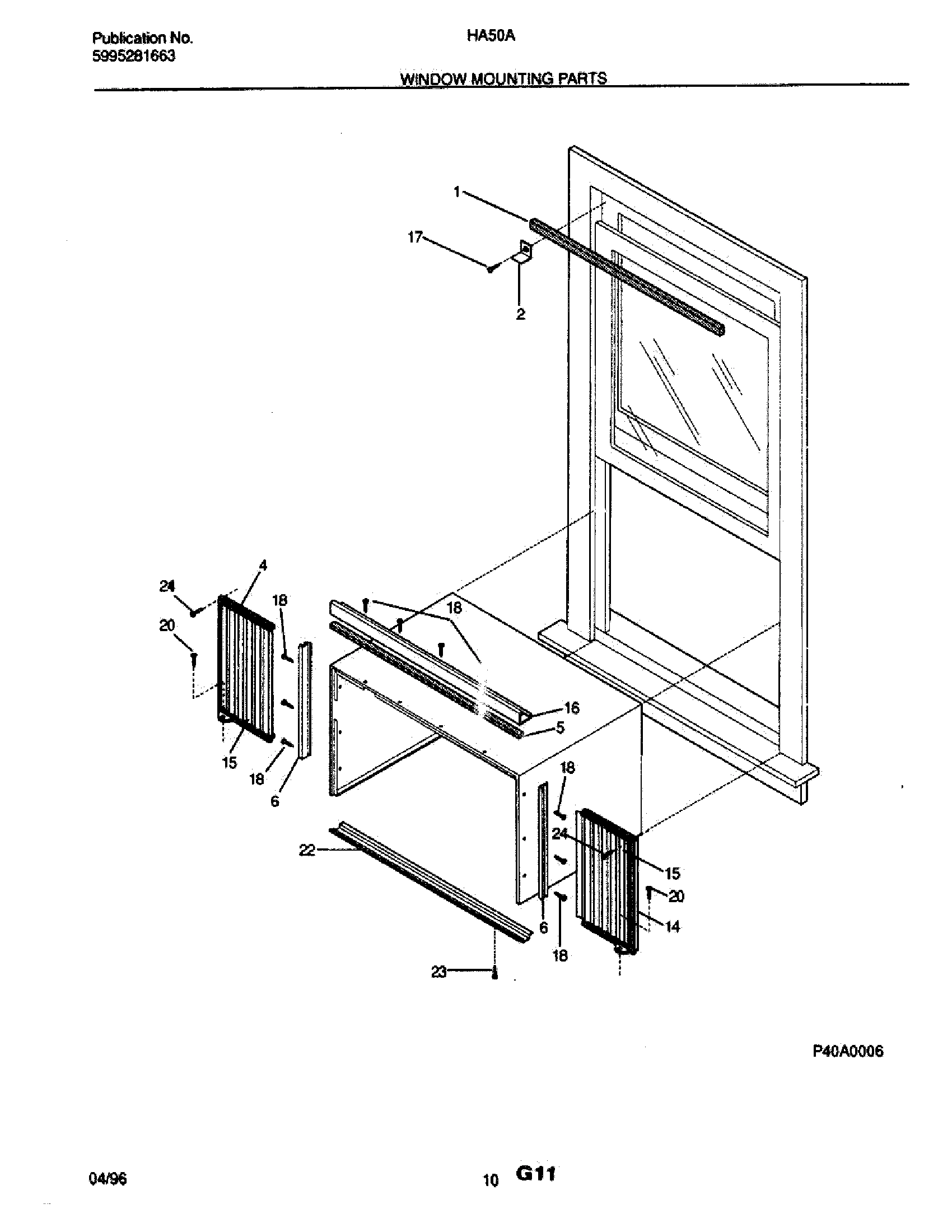 11 - WINDOW MOUNTING PARTS