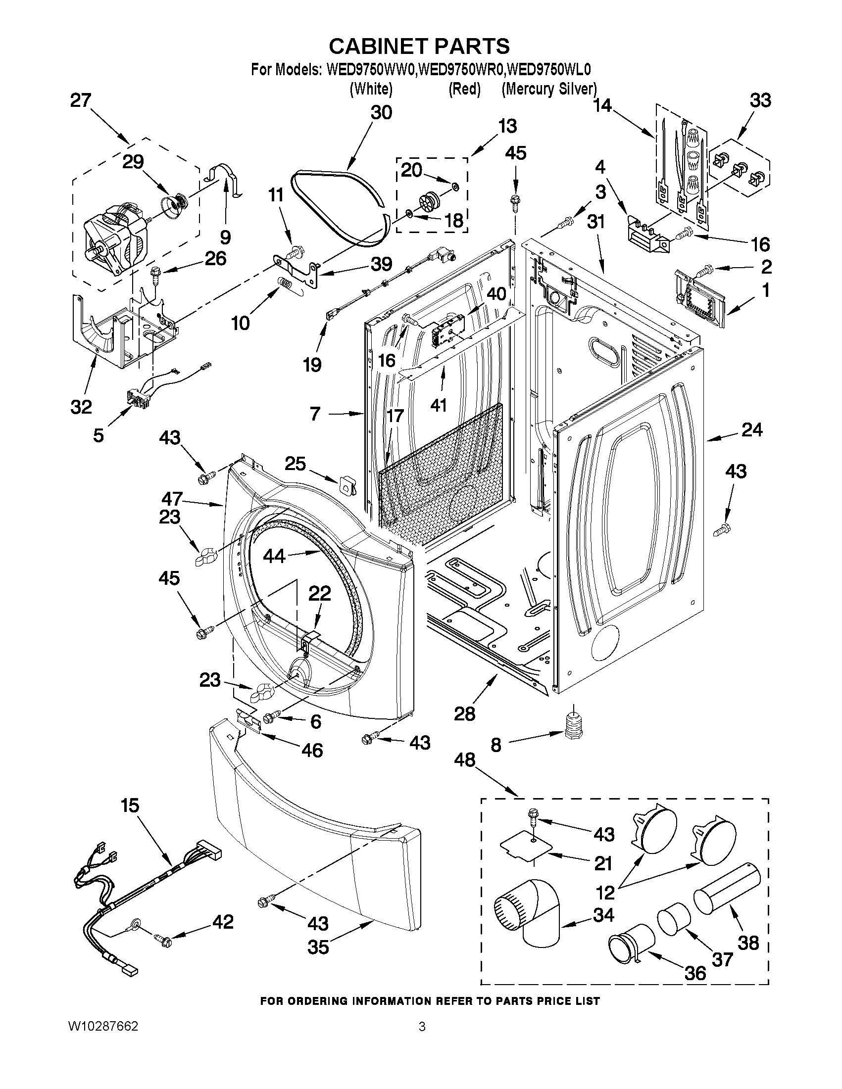 02 - CABINET PARTS