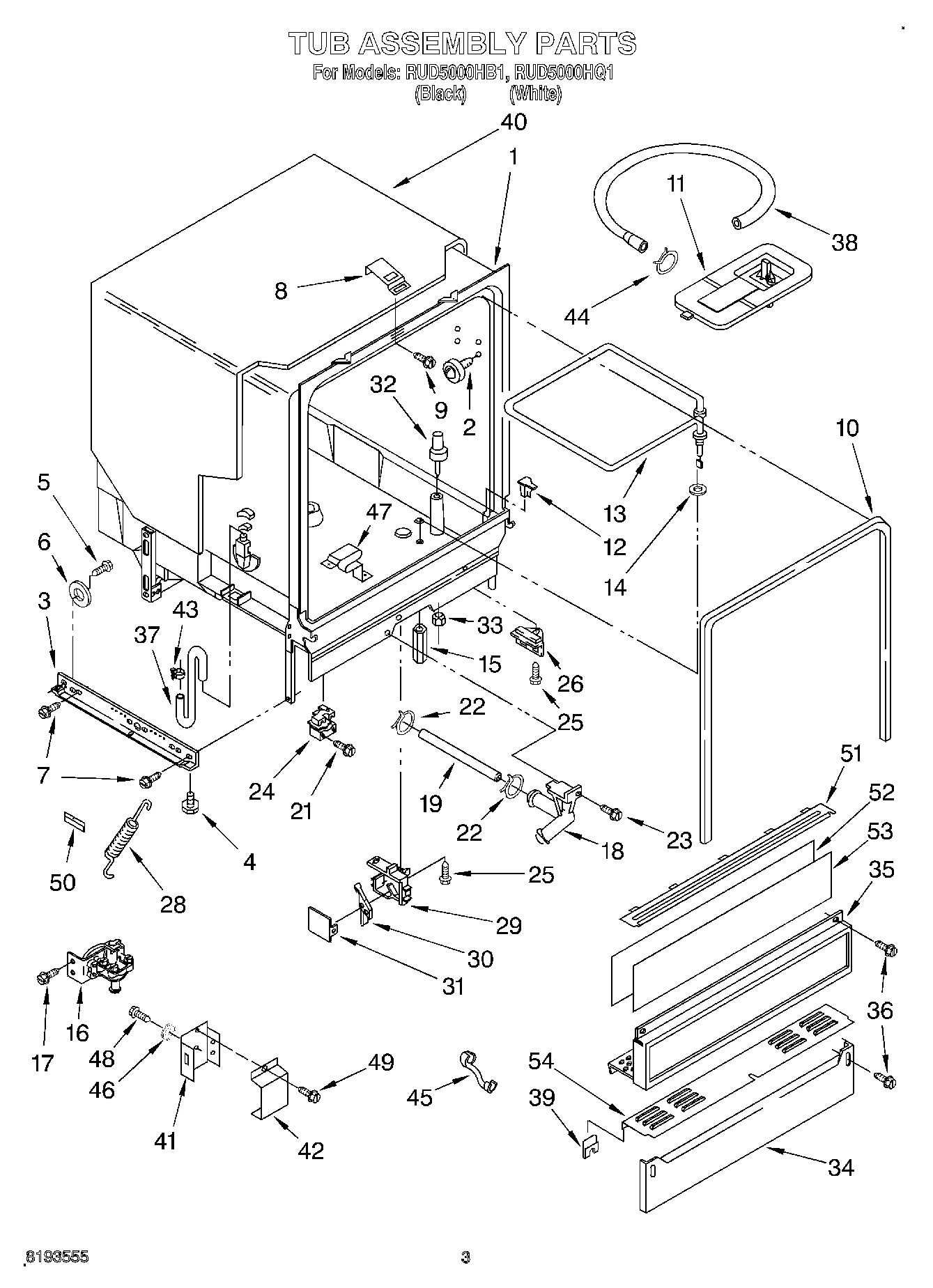 03 - TUB ASSEMBLY
